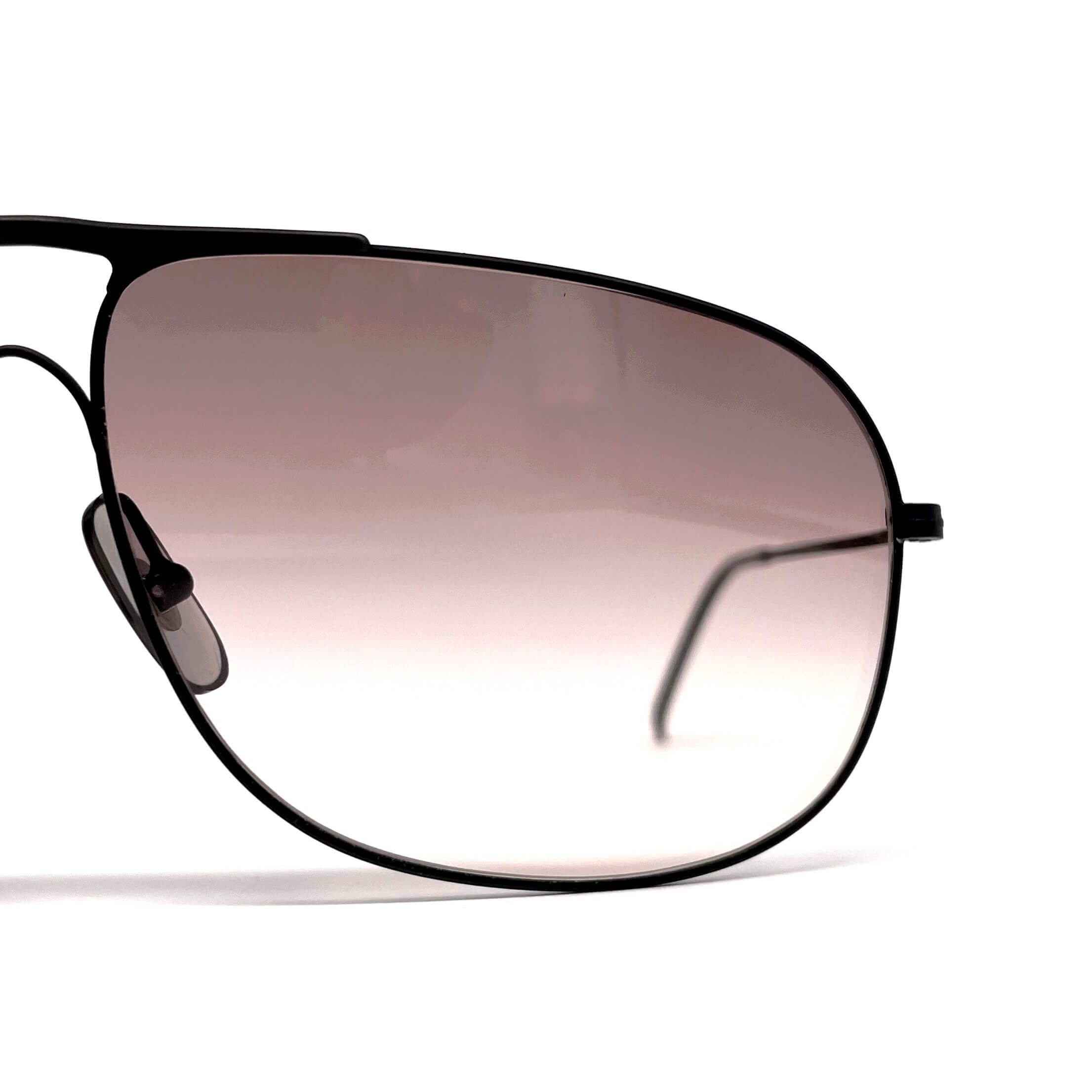 Vintage CARRERA 5422 black metal aviator sunglasses