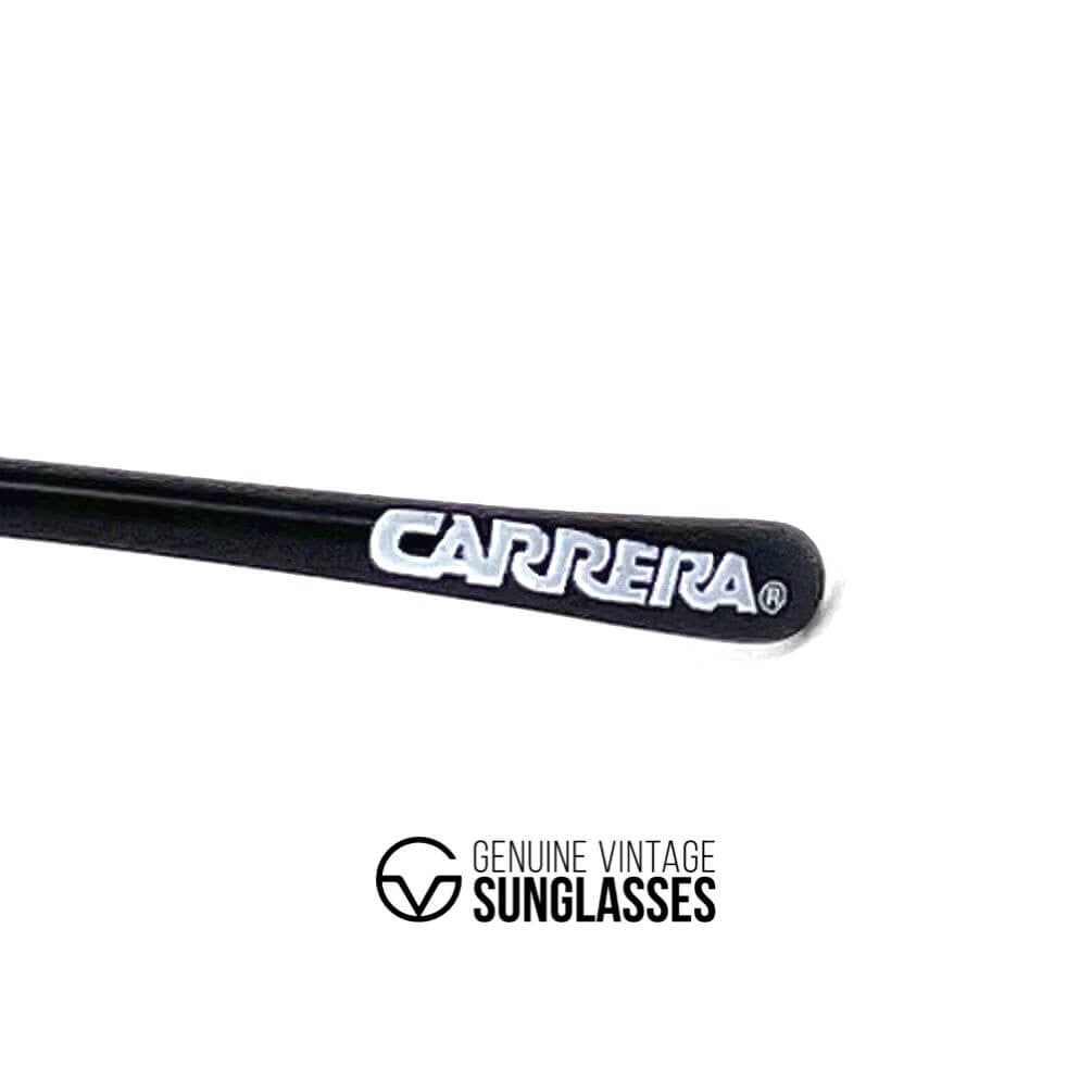 Vintage CARRERA 5422 black metal aviator sunglasses