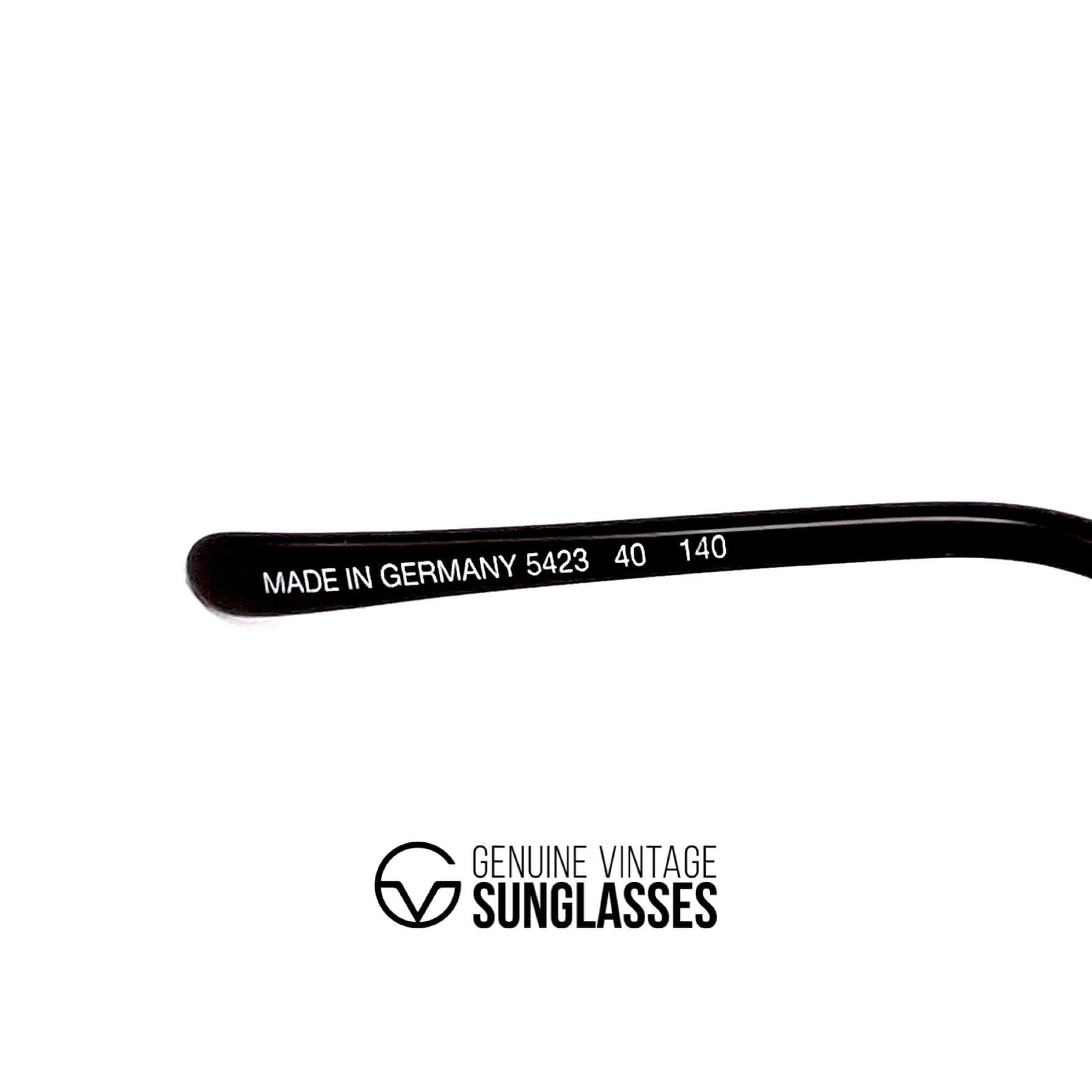 Vintage CARRERA 5423 "C-Reflex" rimless mirrored XL sunglasses