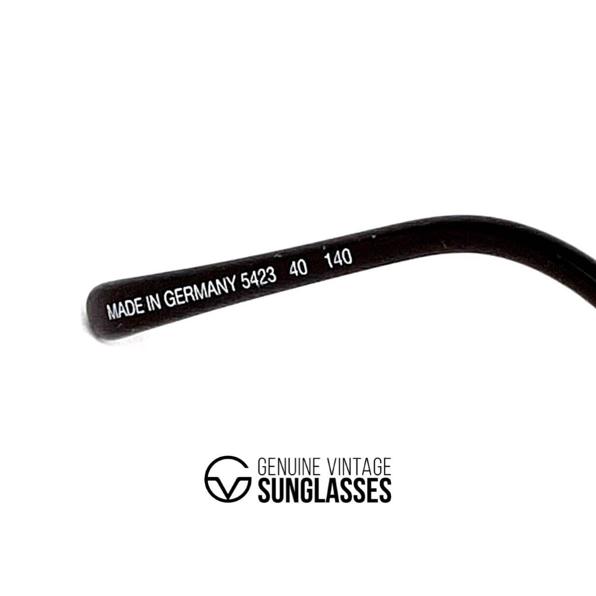 Vintage CARRERA 5423 "Ultrasight" rimless metal aviator sunglasses