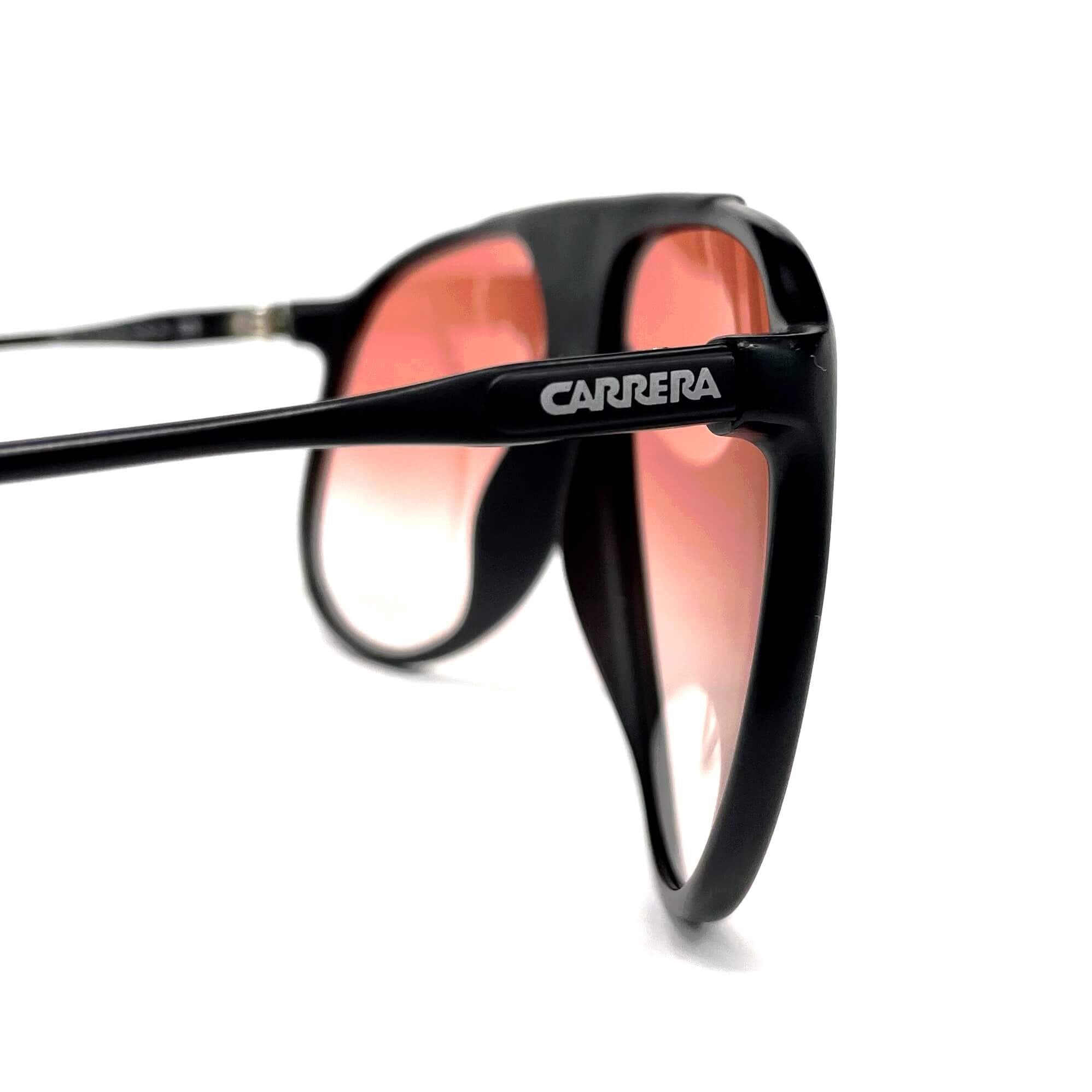 Vintage CARRERA 5424E "C-Vision 400" black red aviator sunglasses