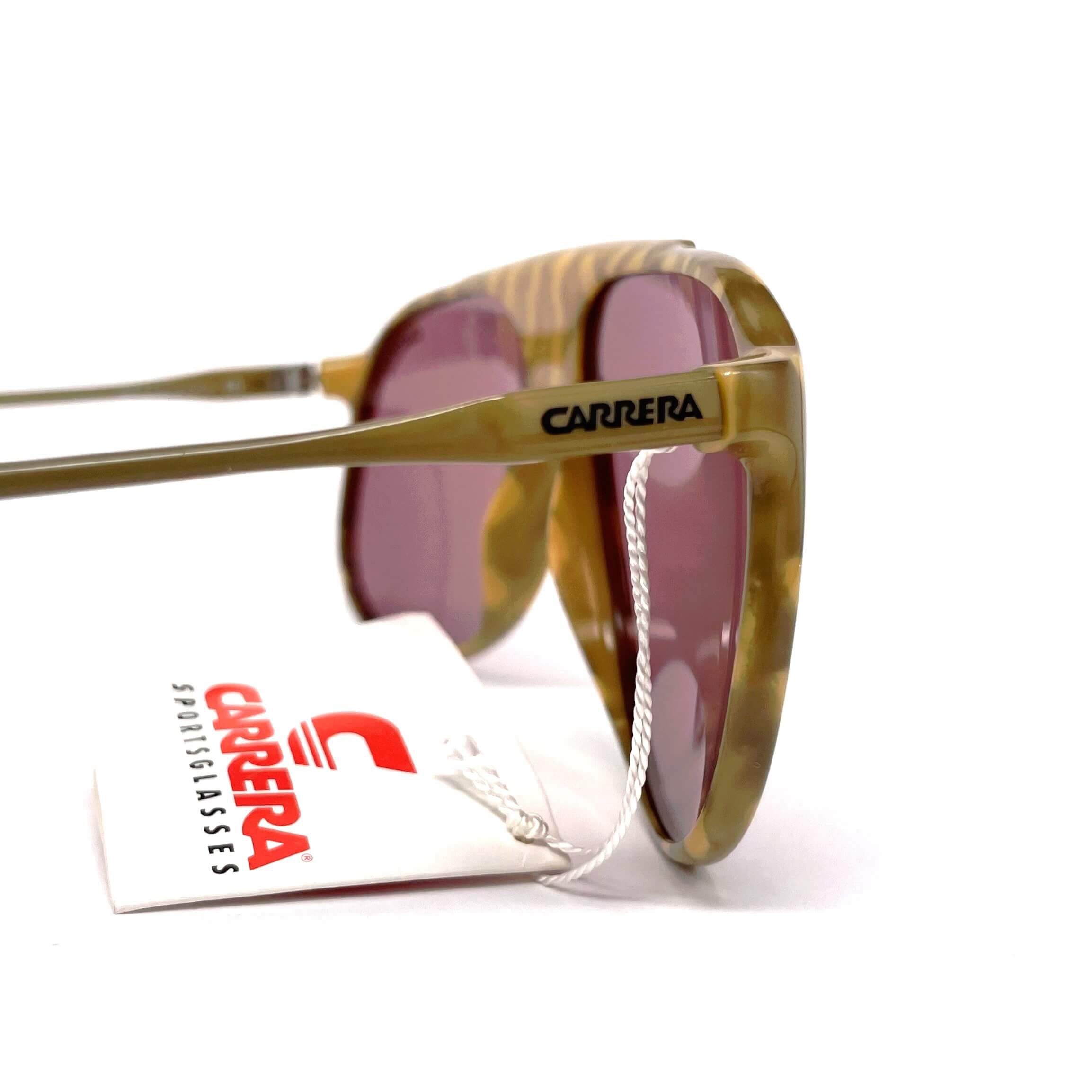 Vintage CARRERA 5424E "C-Vision 400" XL aviator sunglasses