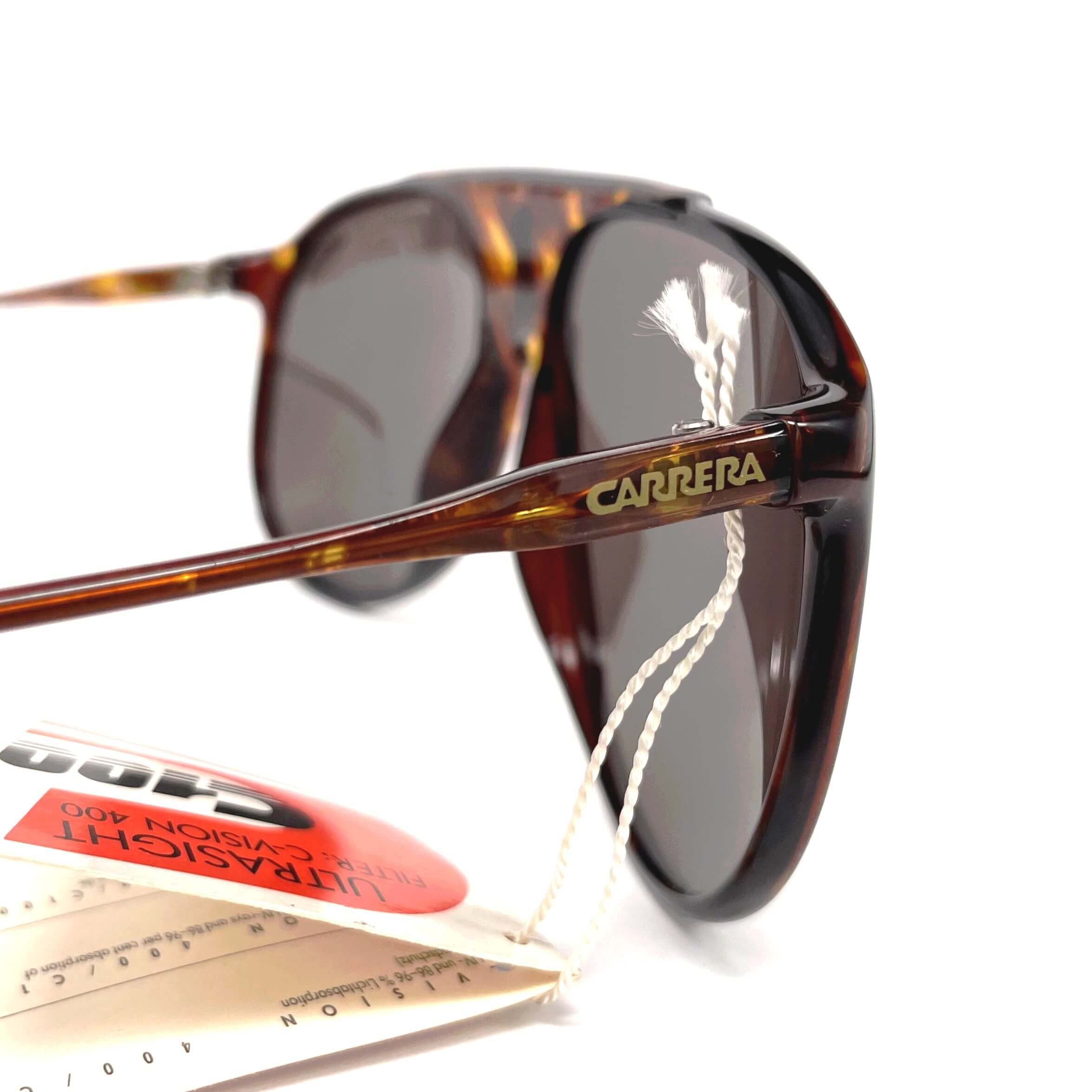 Vintage CARRERA 5424E "Ultrasight" havana aviator sunglasses