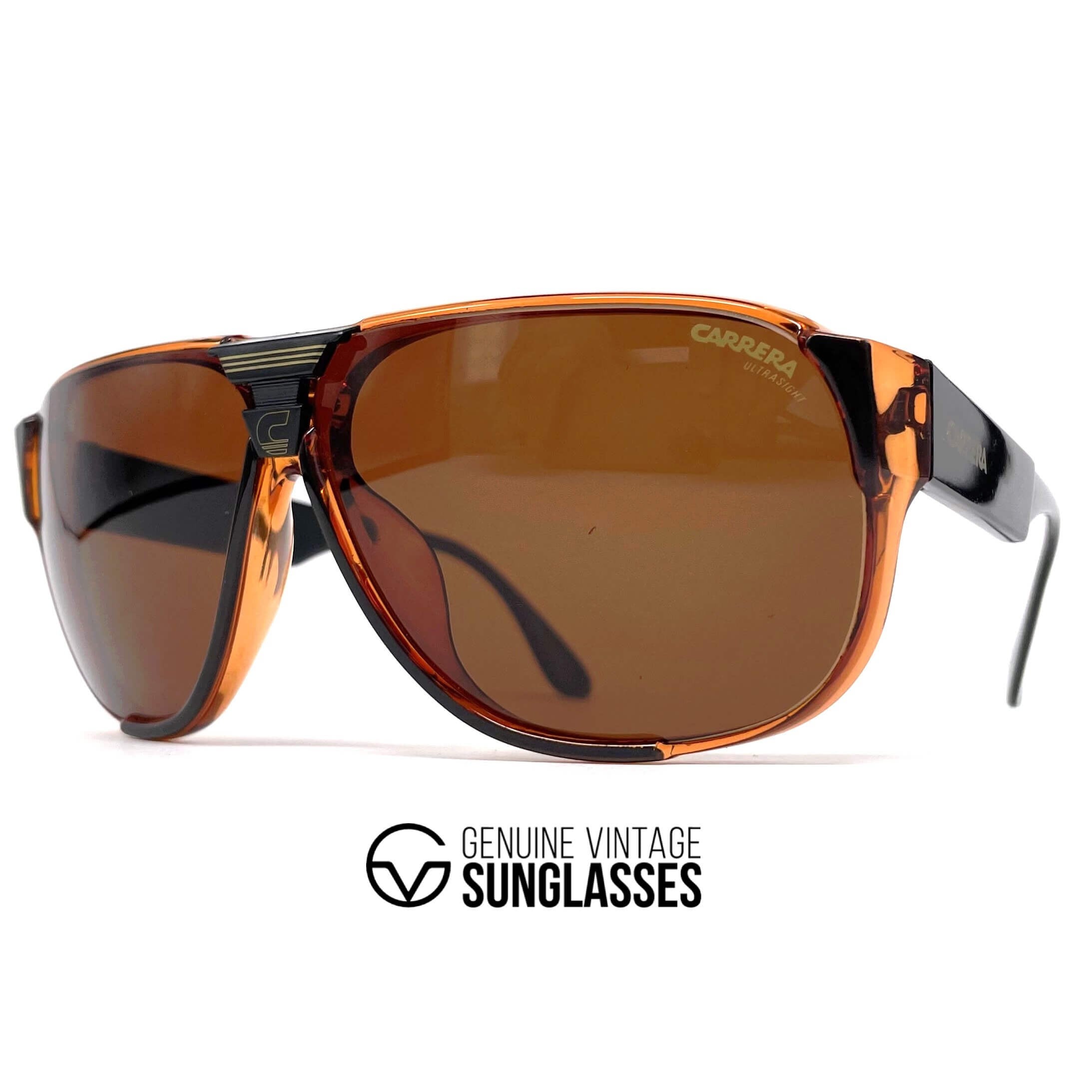 Vintage CARRERA 5431 "Ultrasight" rimless sports sunglasses