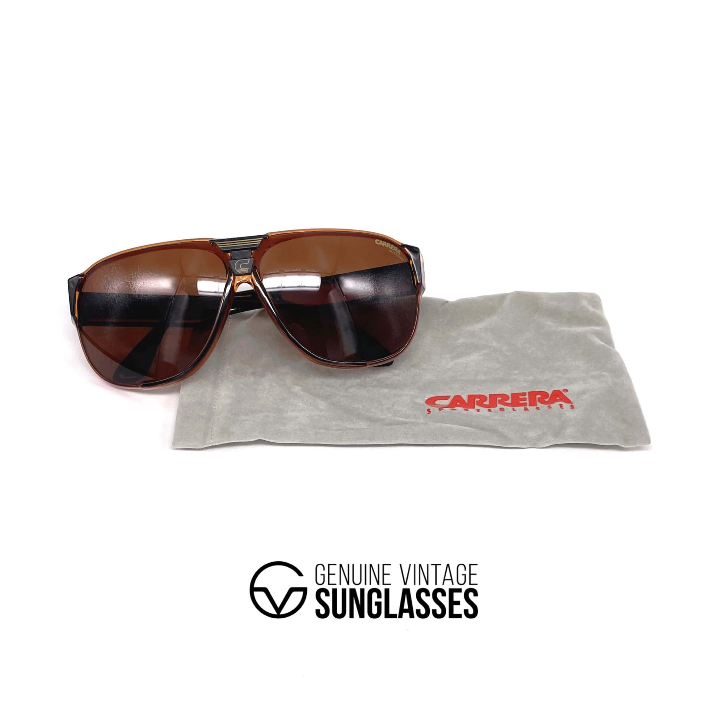 Vintage CARRERA 5431 "Ultrasight" rimless sports sunglasses