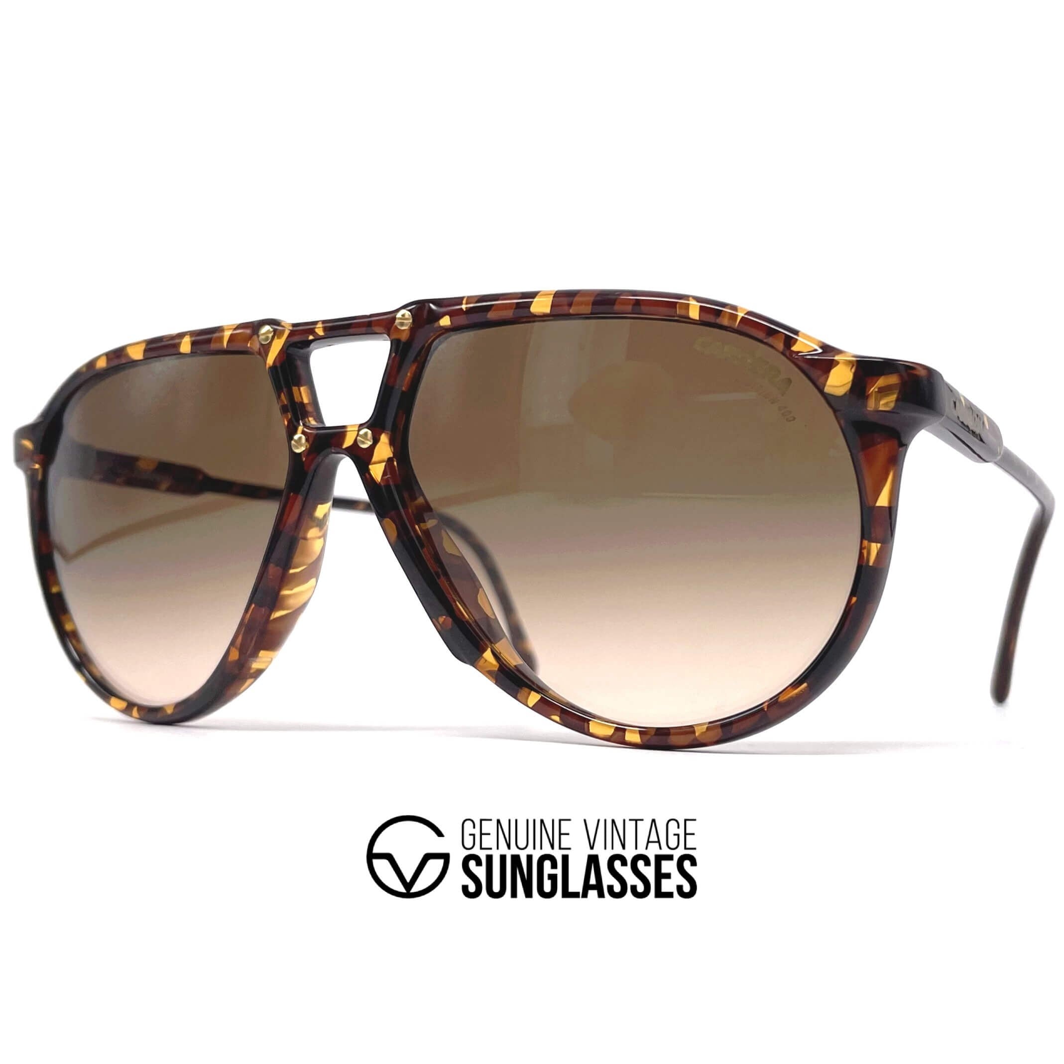Vintage CARRERA 5434 "C-Vision 400" dark havana sunglasses
