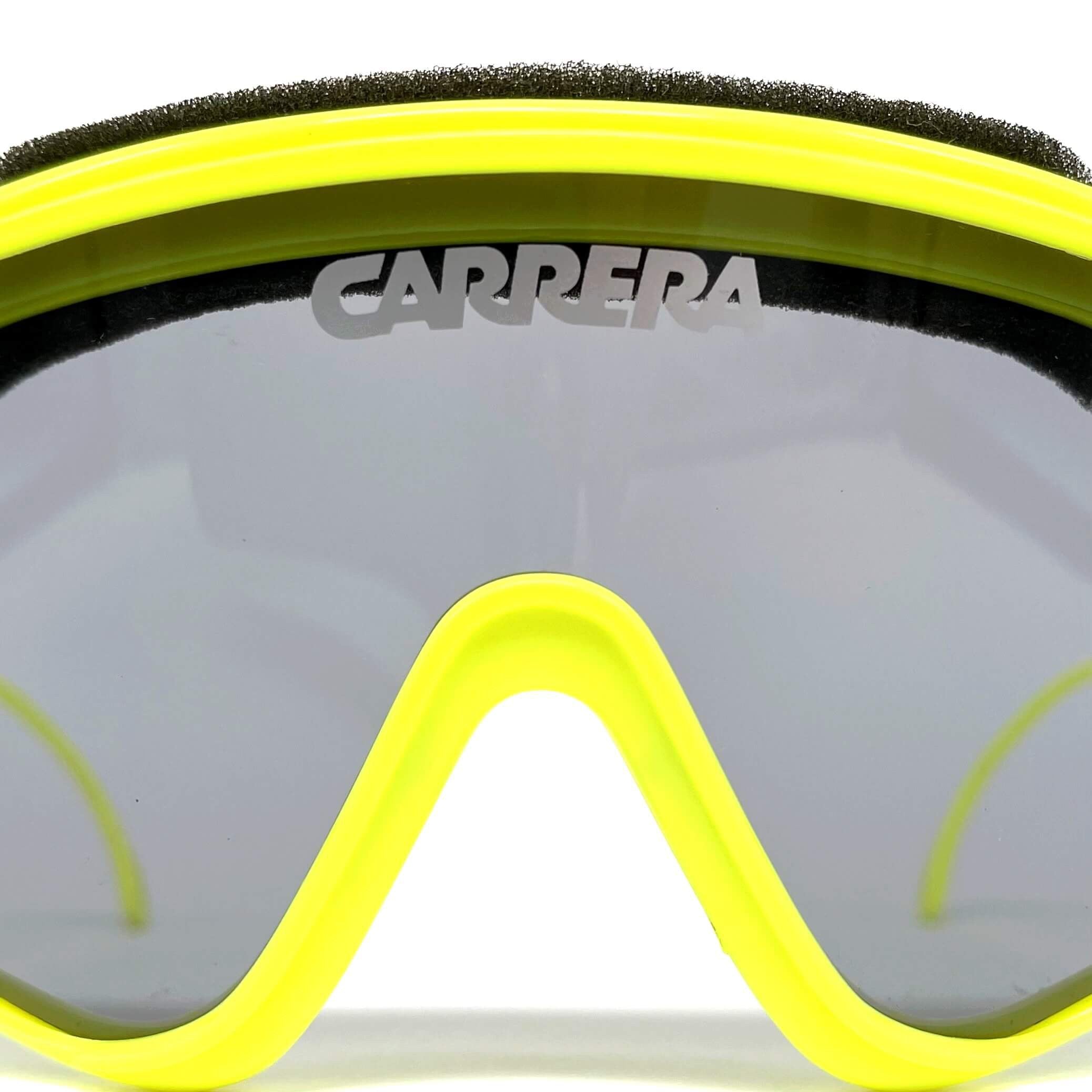 Vintage CARRERA 5435 VARIO yellow sports sunglasses