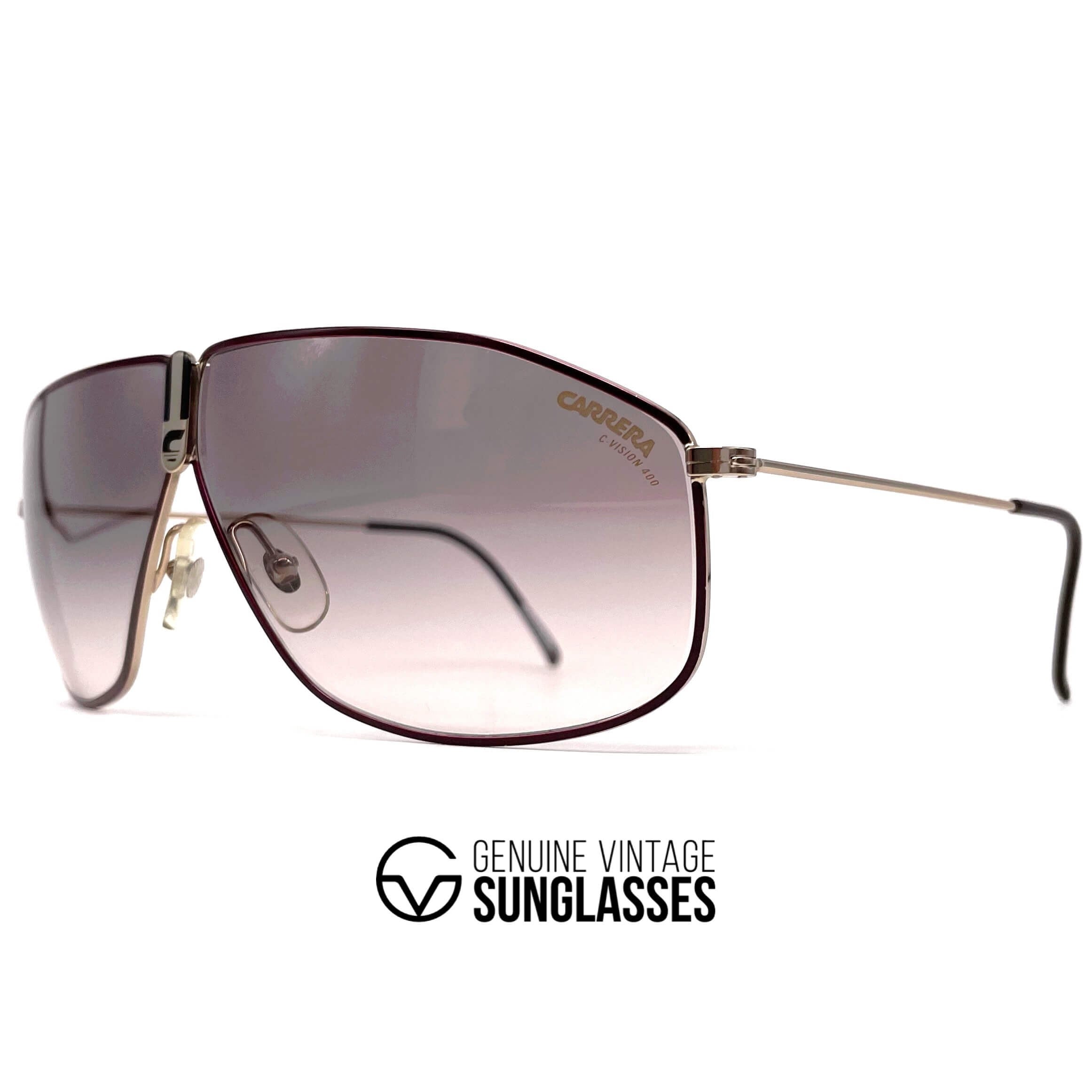 Vintage CARRERA 5438 "C-Vision 400" aviator designer sunglasses