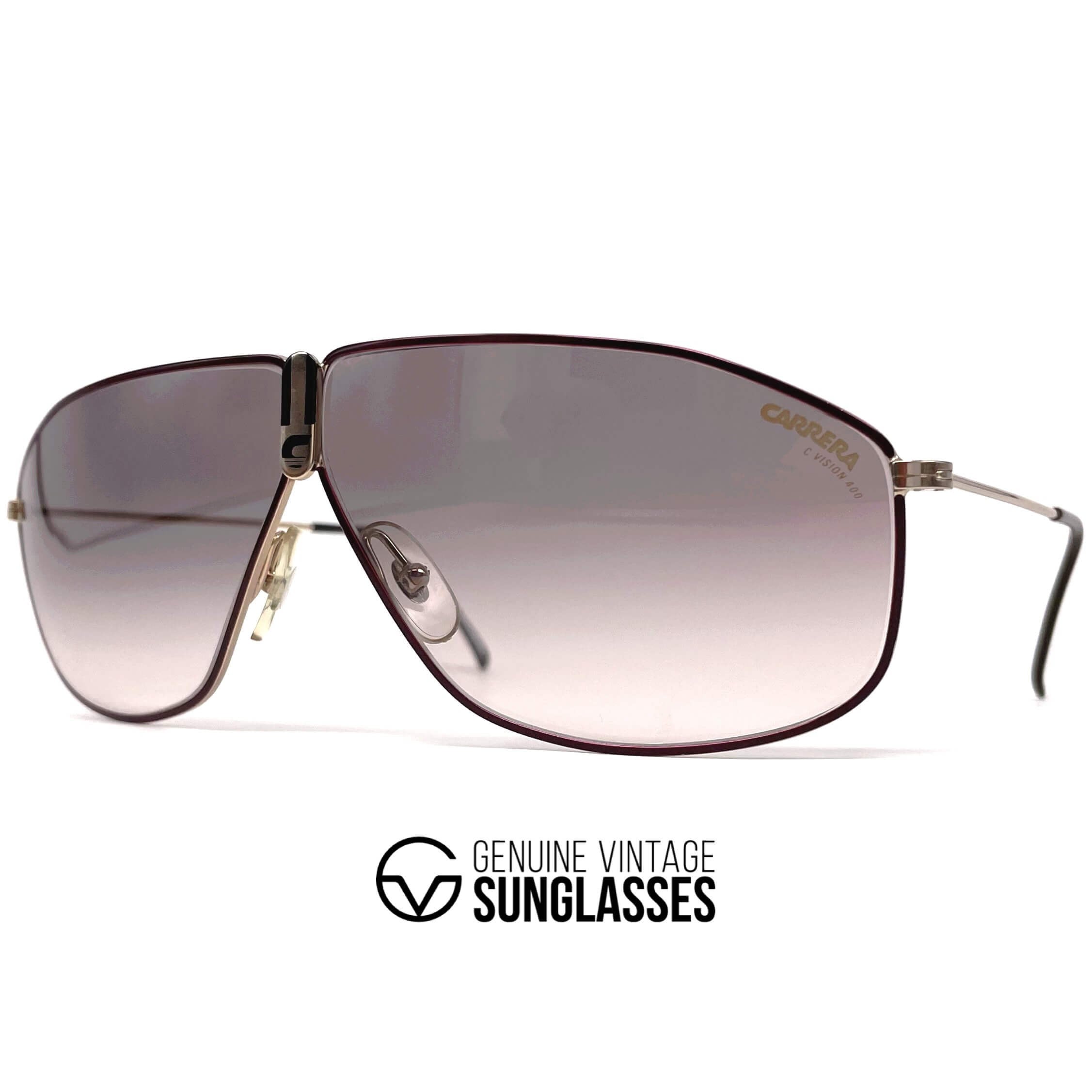Vintage CARRERA 5438 "C-Vision 400" aviator designer sunglasses
