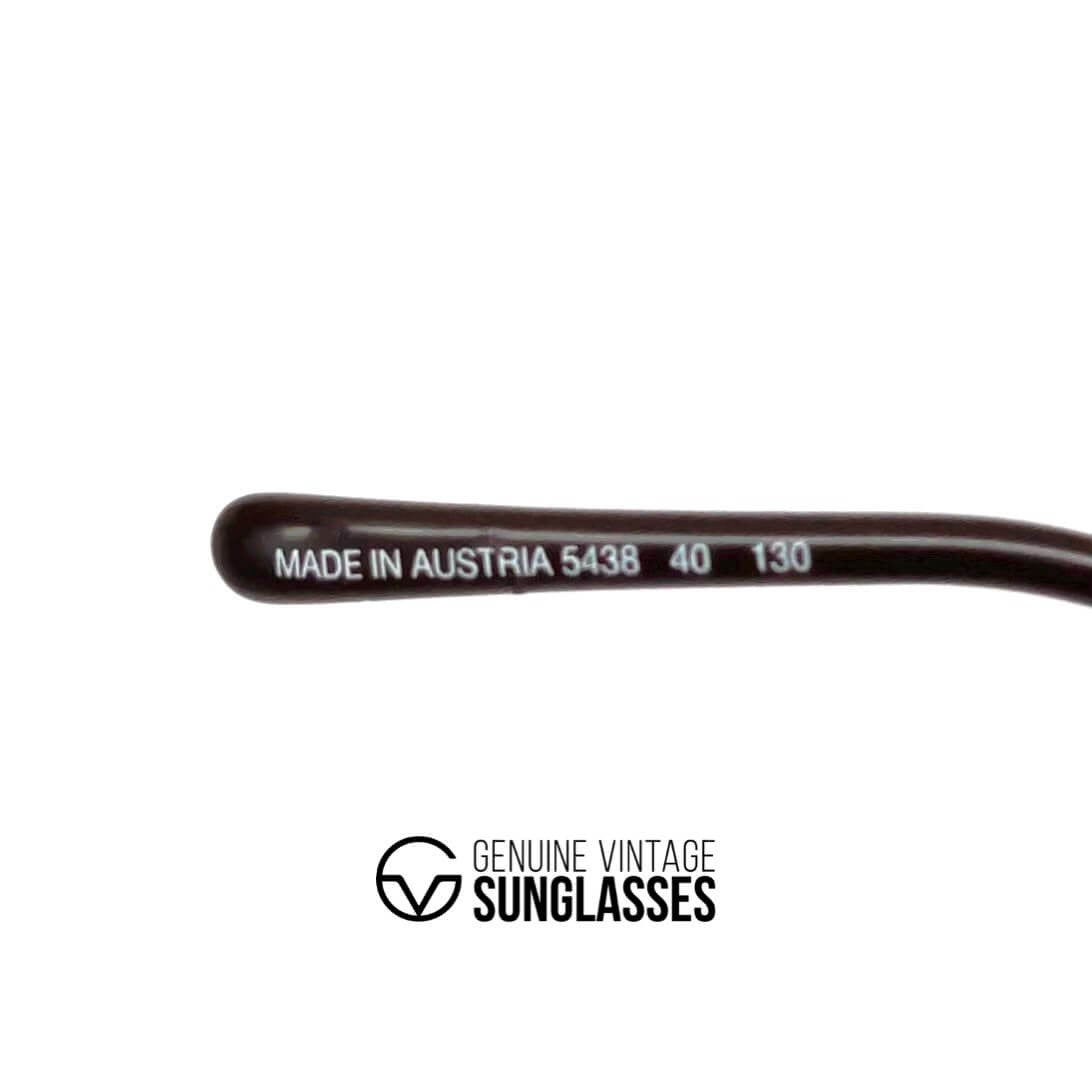 Vintage CARRERA 5438 "Ultrasight" gold aviator sunglasses