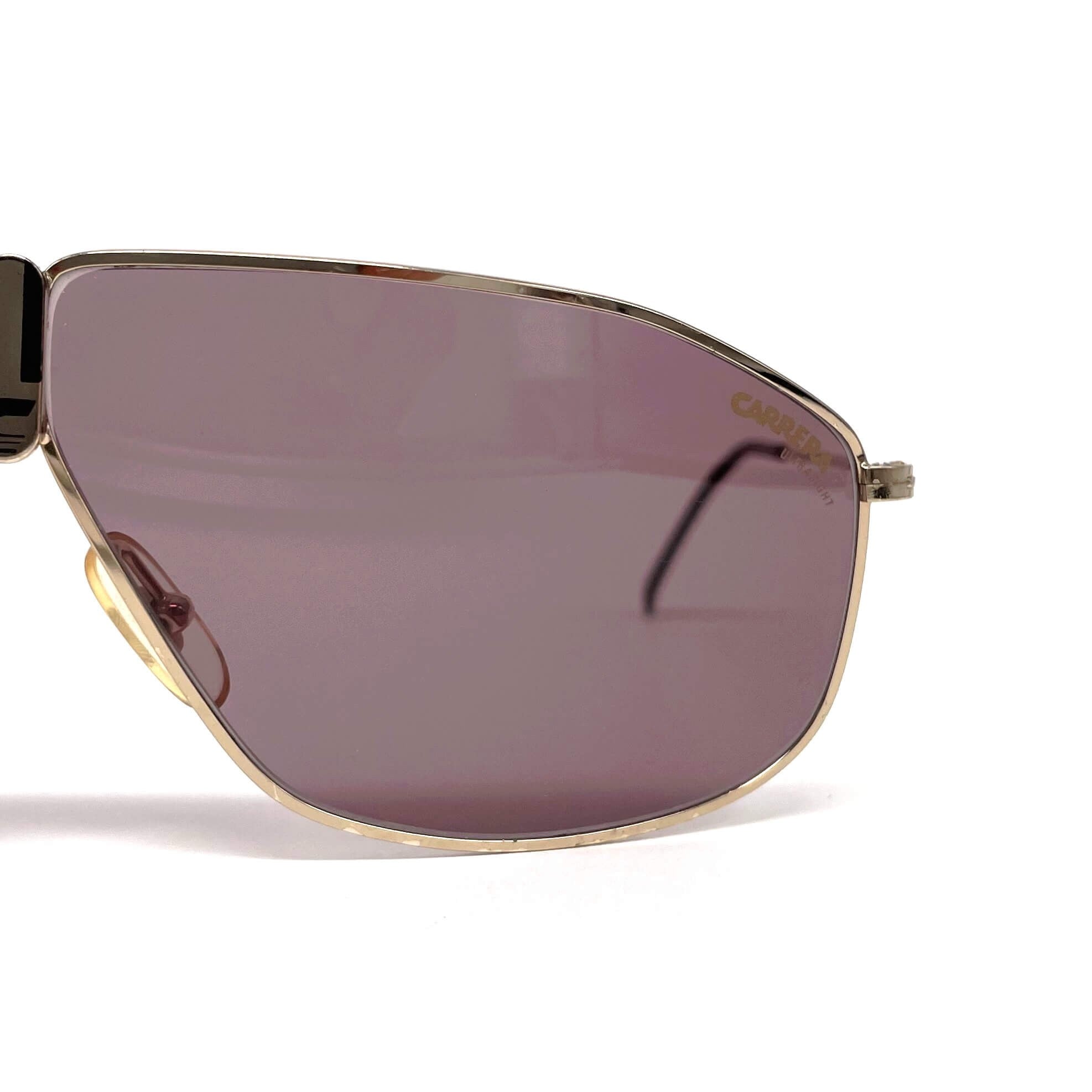 Vintage CARRERA 5438 "Ultrasight" gold aviator sunglasses