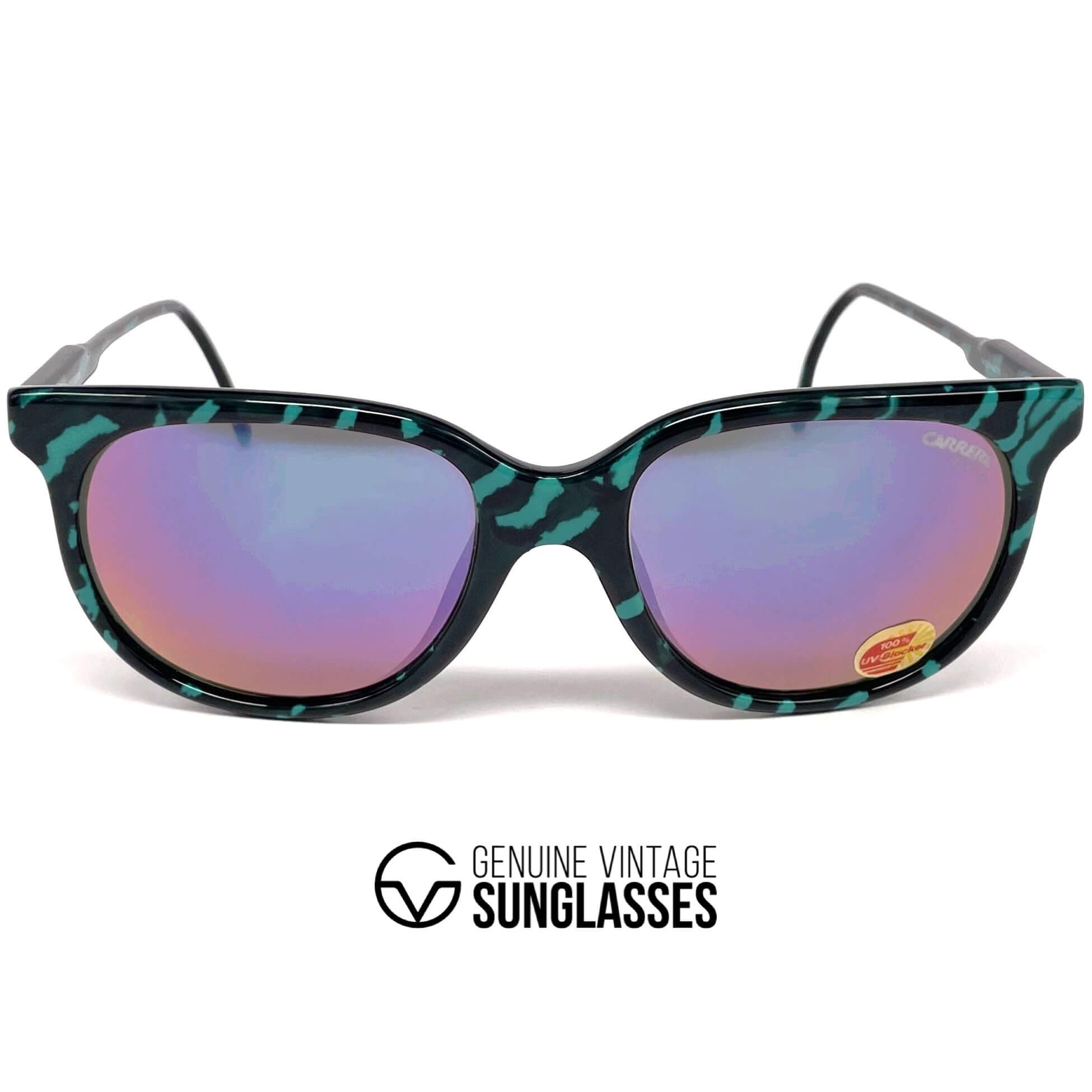 Vintage CARRERA 5445 "C-Reflex" mirrored designer sunglasses