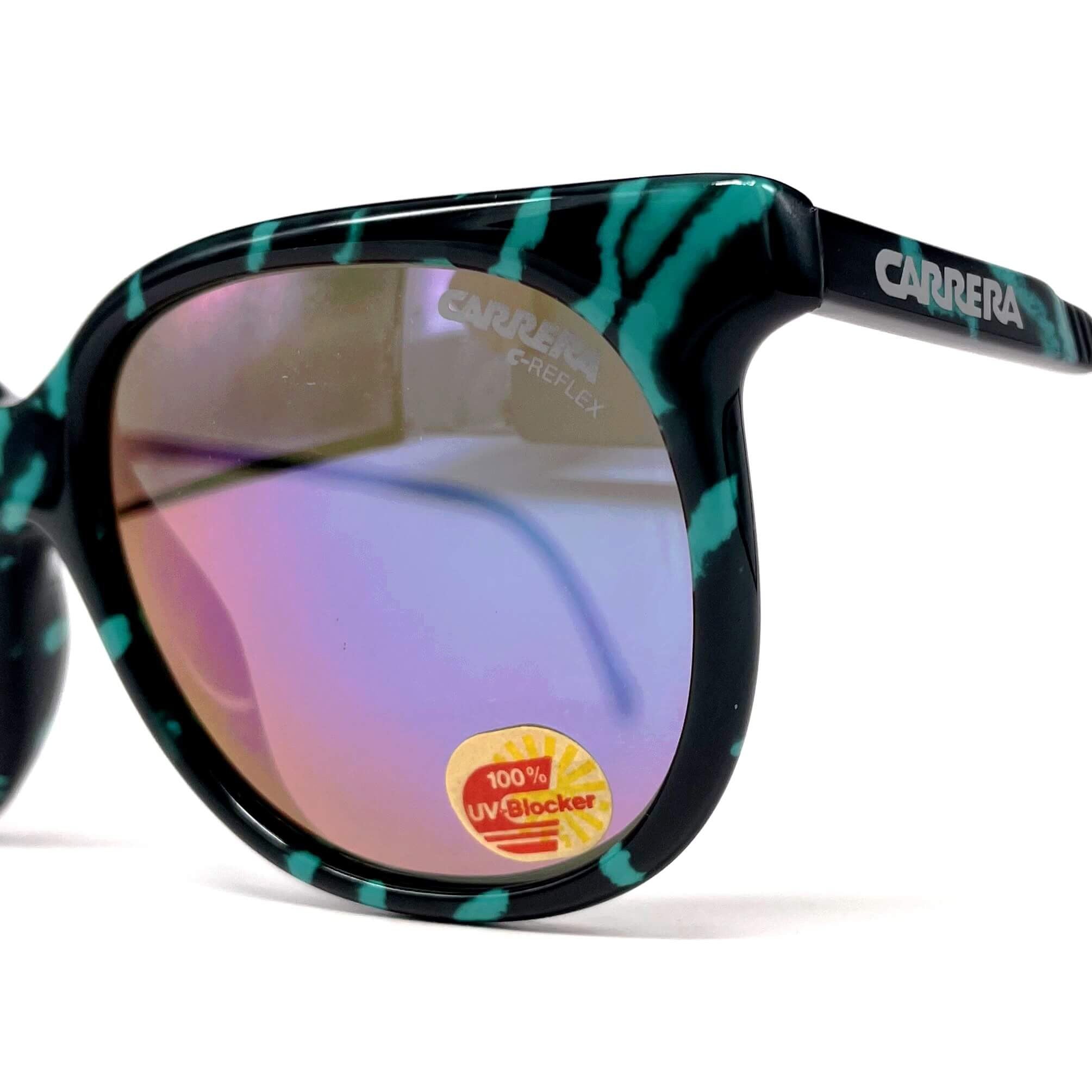 Vintage CARRERA 5445 "C-Reflex" mirrored designer sunglasses