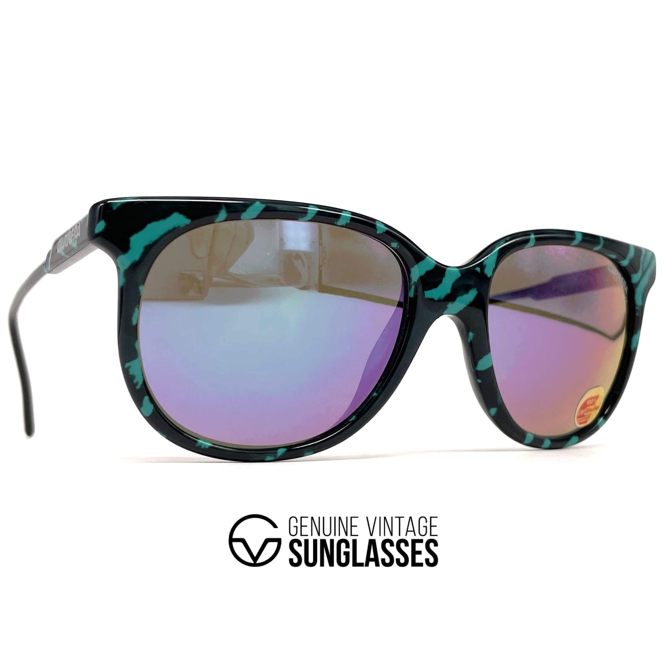 Vintage CARRERA 5445 "C-Reflex" mirrored designer sunglasses
