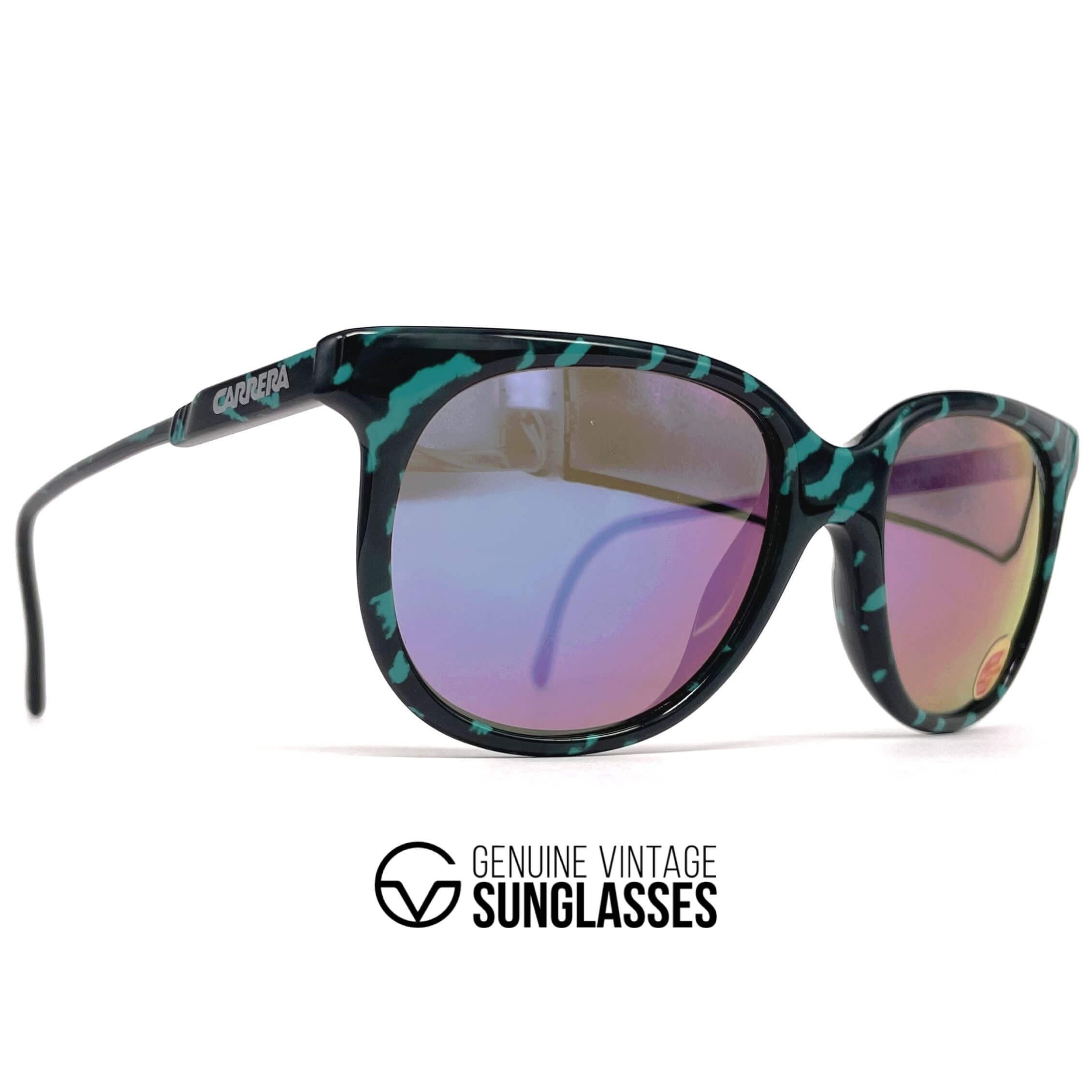 Vintage CARRERA 5445 "C-Reflex" mirrored designer sunglasses