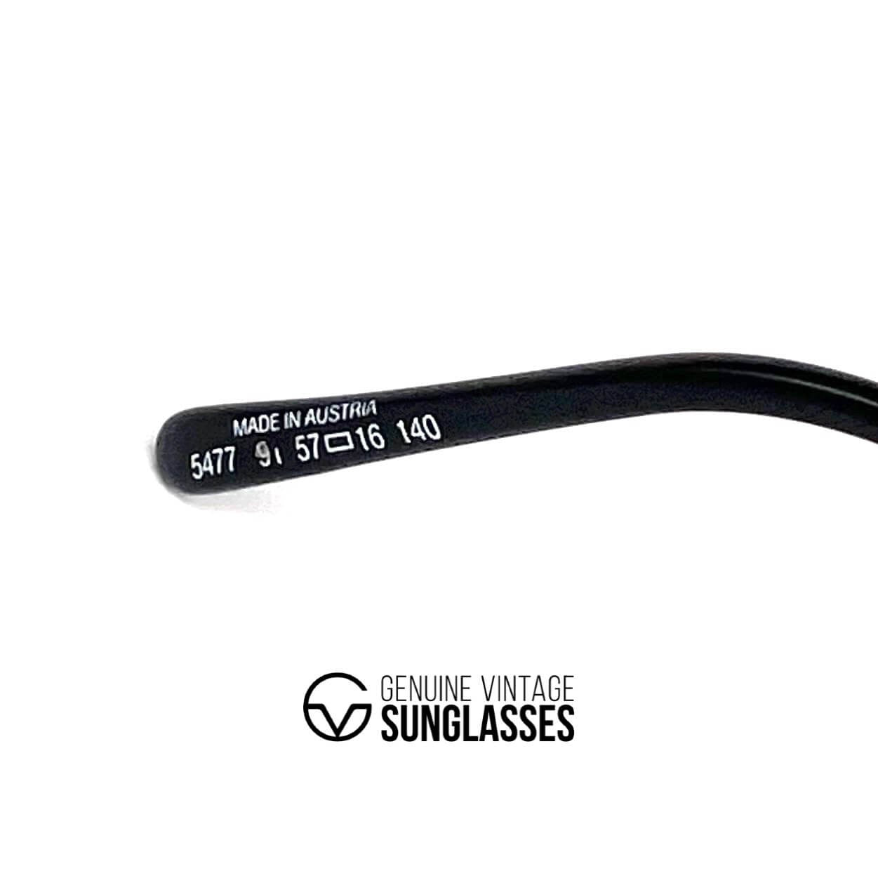 Vintage CARRERA 5477 "C-Vision 400" metal aviator sunglasses