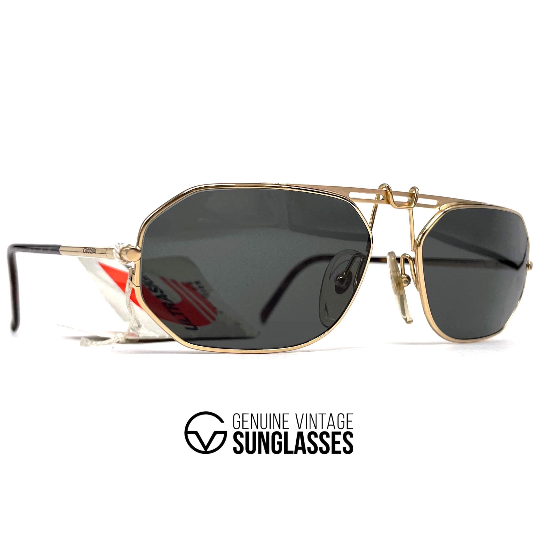 Vintage CARRERA 5498 "Ultrasight" rare gold designer sunglasses