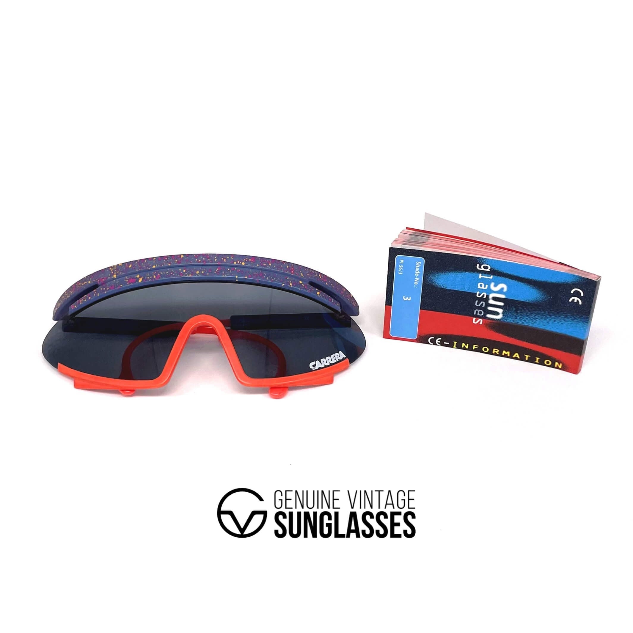Vintage CARRERA 5502 shield sports sunglasses