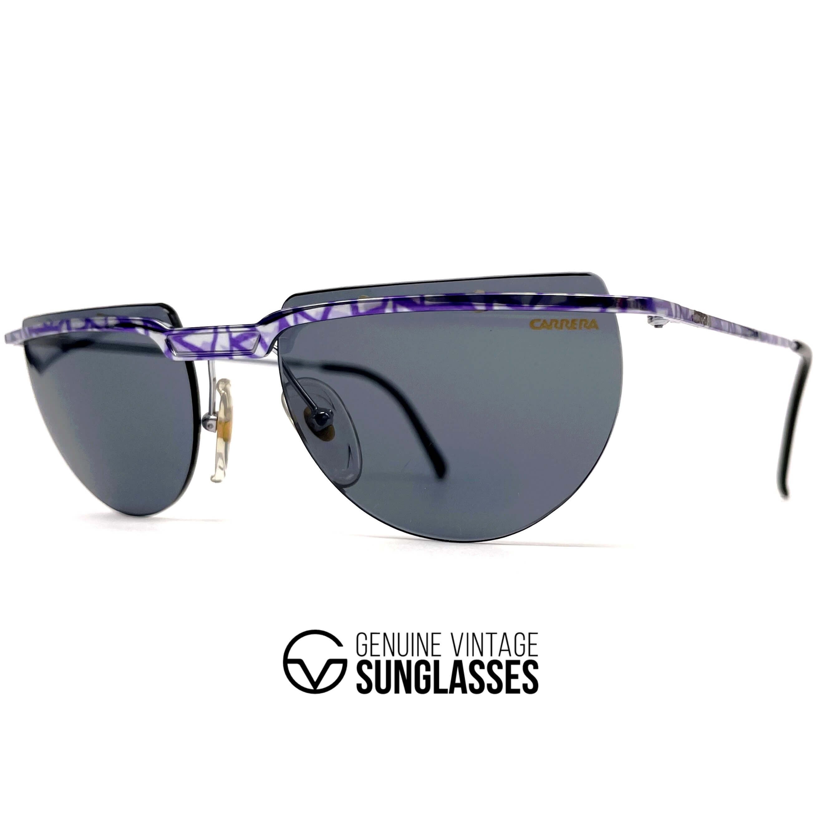 Vintage CARRERA 5509 rare rimless designer sunglasses