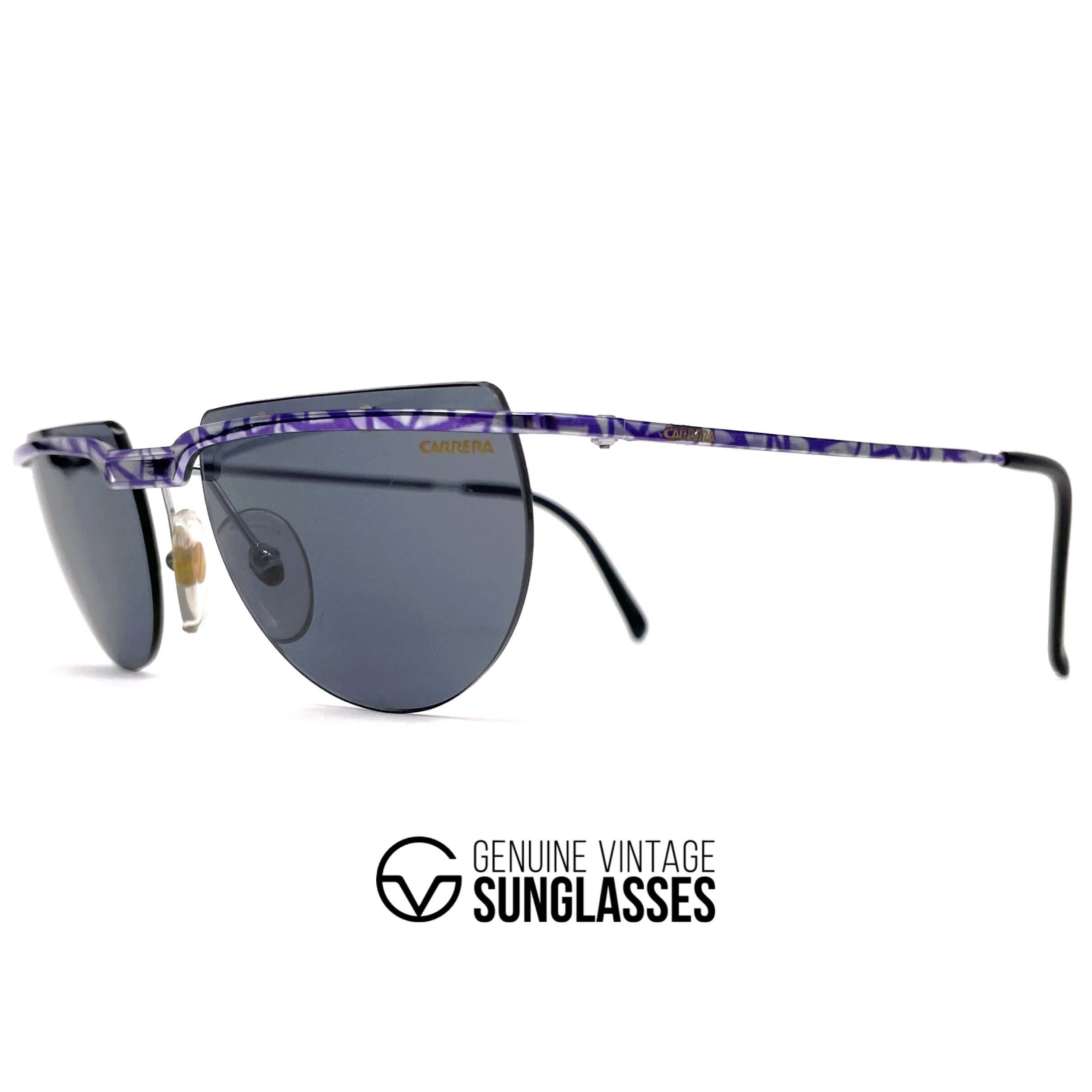 Vintage CARRERA 5509 rare rimless designer sunglasses