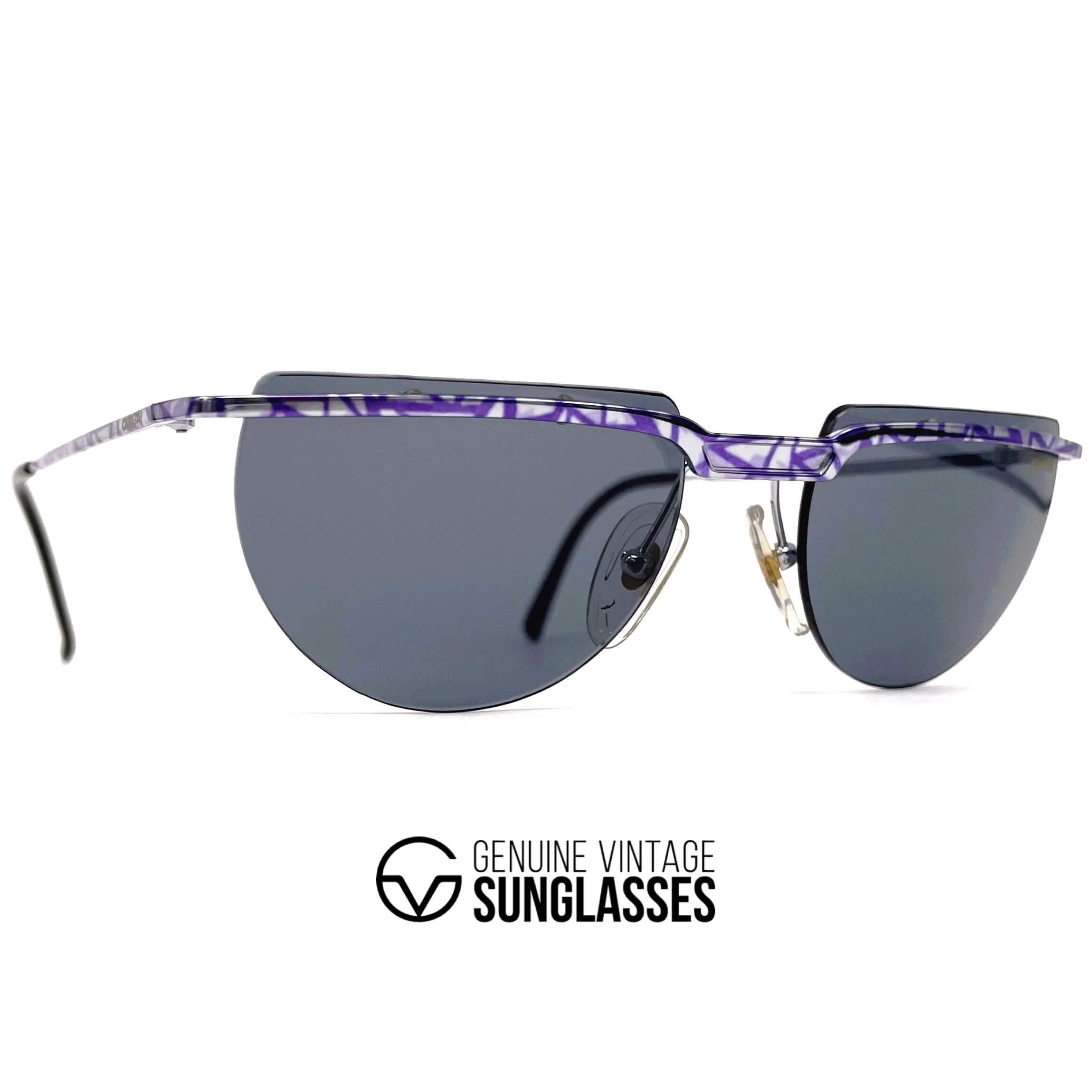 Vintage CARRERA 5509 rare rimless designer sunglasses