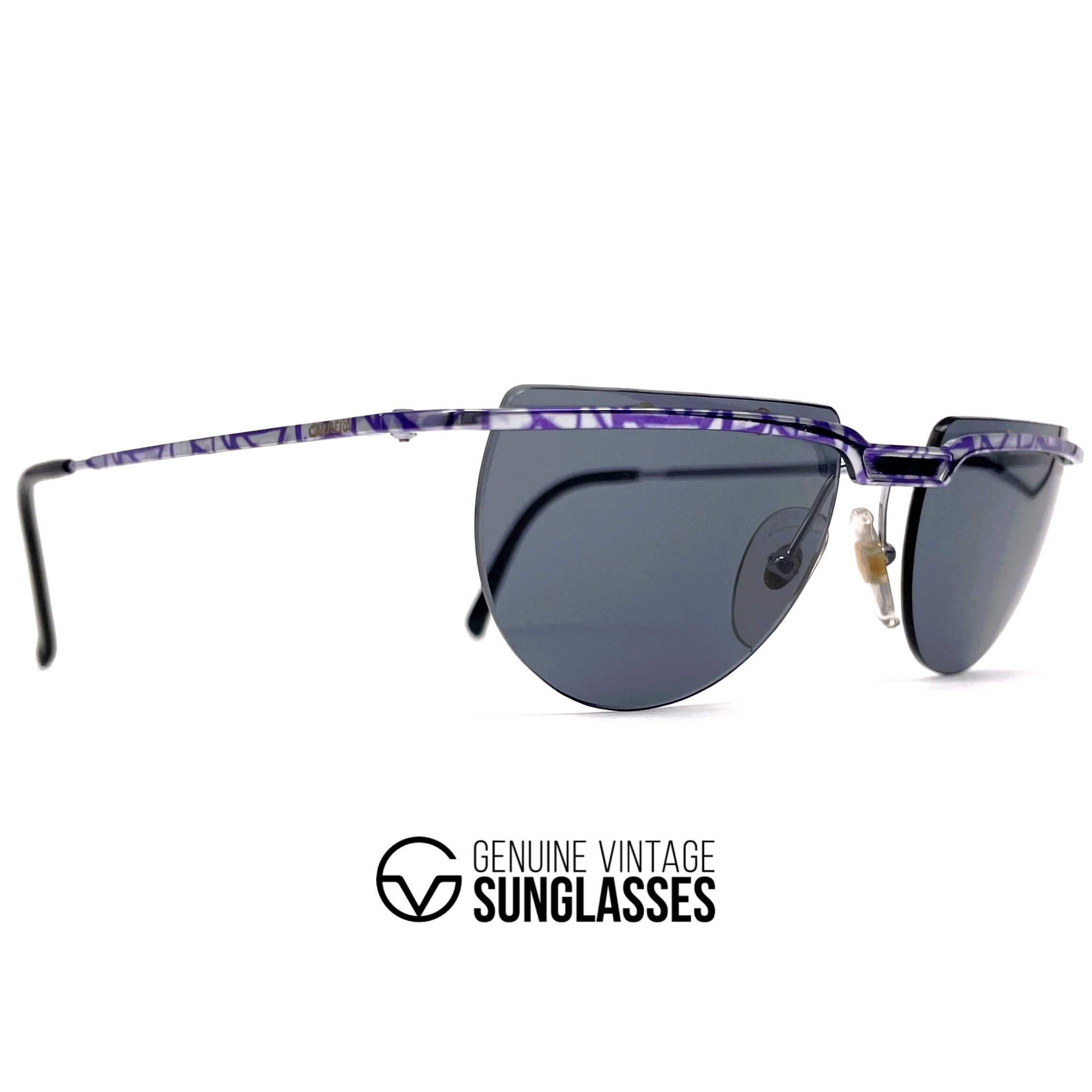 Vintage CARRERA 5509 rare rimless designer sunglasses