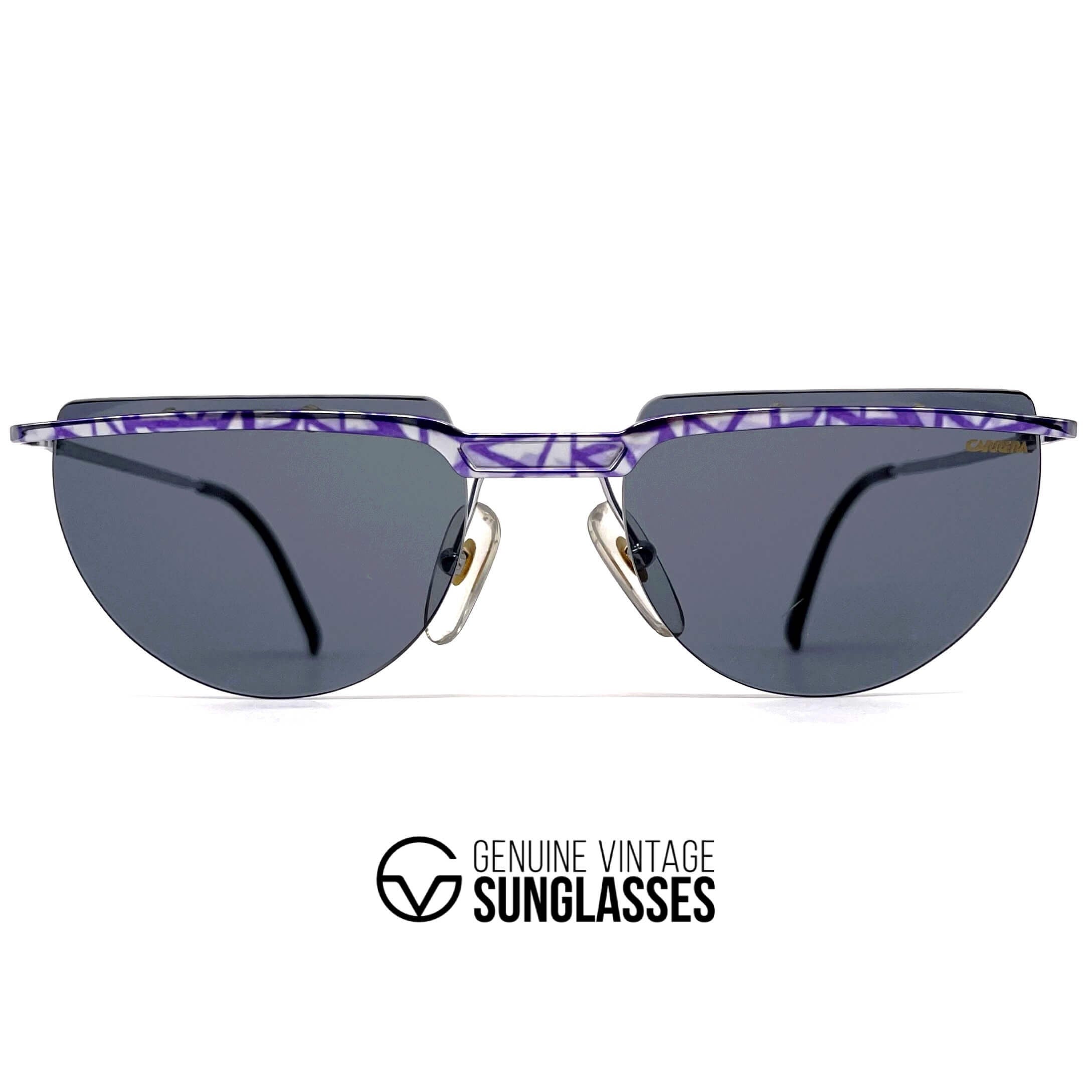 Vintage CARRERA 5509 rare rimless designer sunglasses