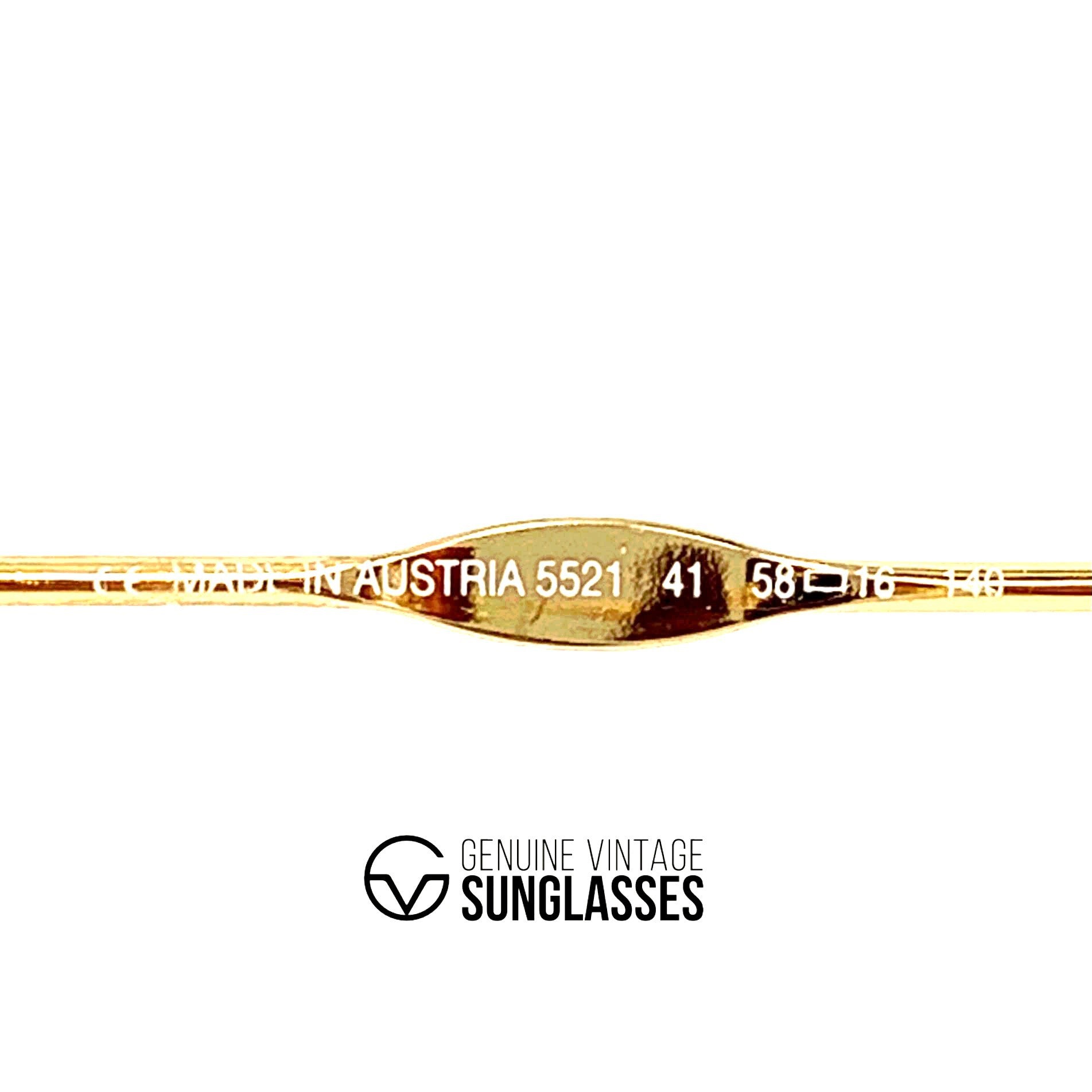 Vintage CARRERA 5521 "Ultrasight" oval aviator sunglasses