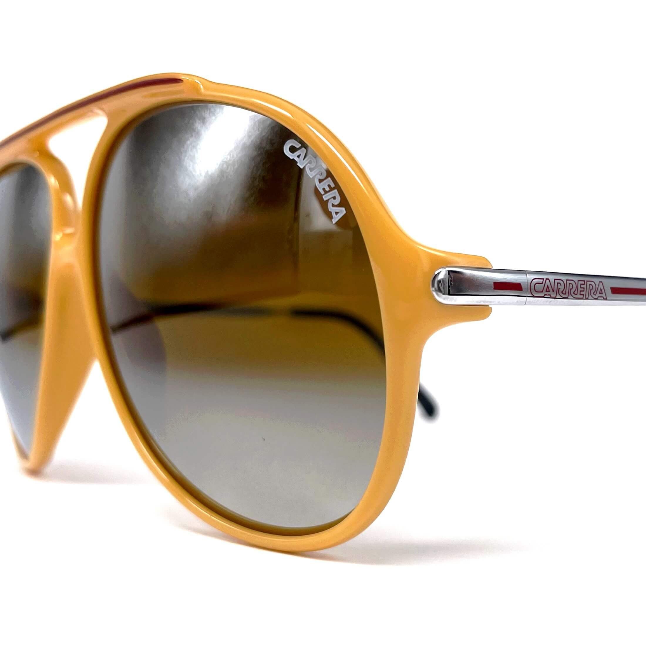 Vintage CARRERA 5587 "C-Reflex" creme XXL aviator sunglasses