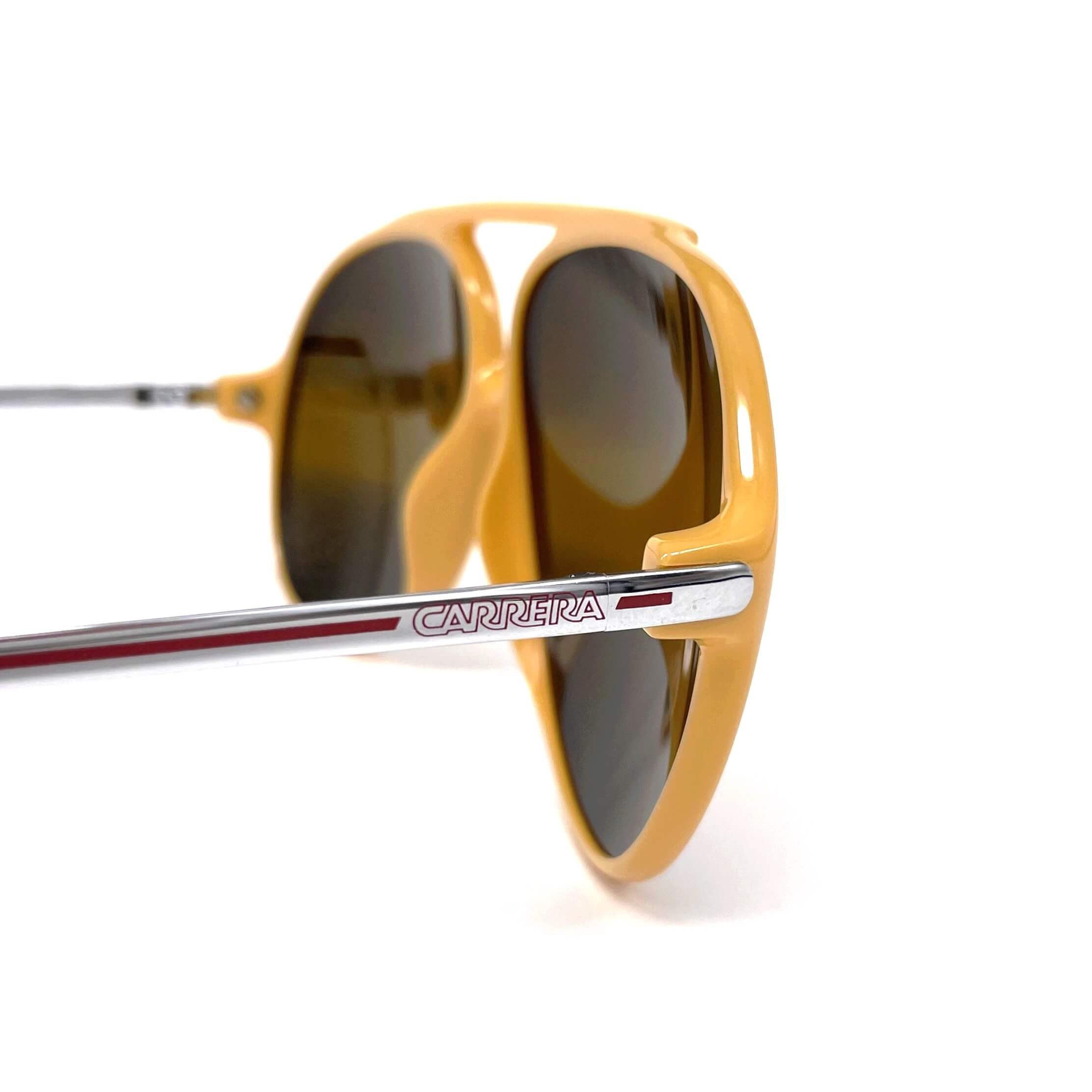 Vintage CARRERA 5587 "C-Reflex" creme XXL aviator sunglasses