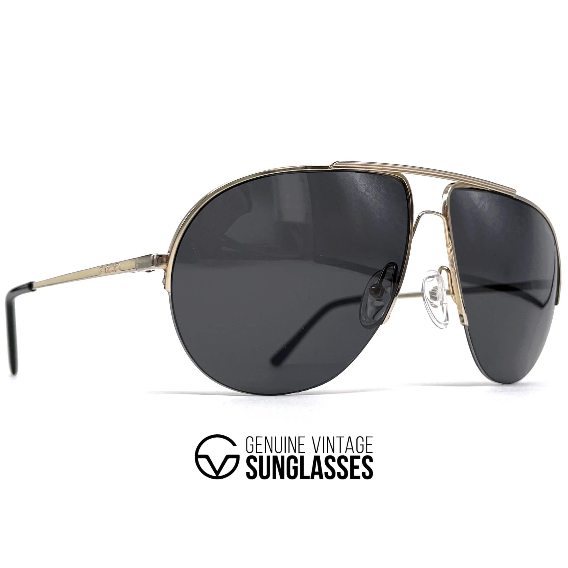 Vintage CARRERA 5589 "Ultrasight" gold aviator sunglasses