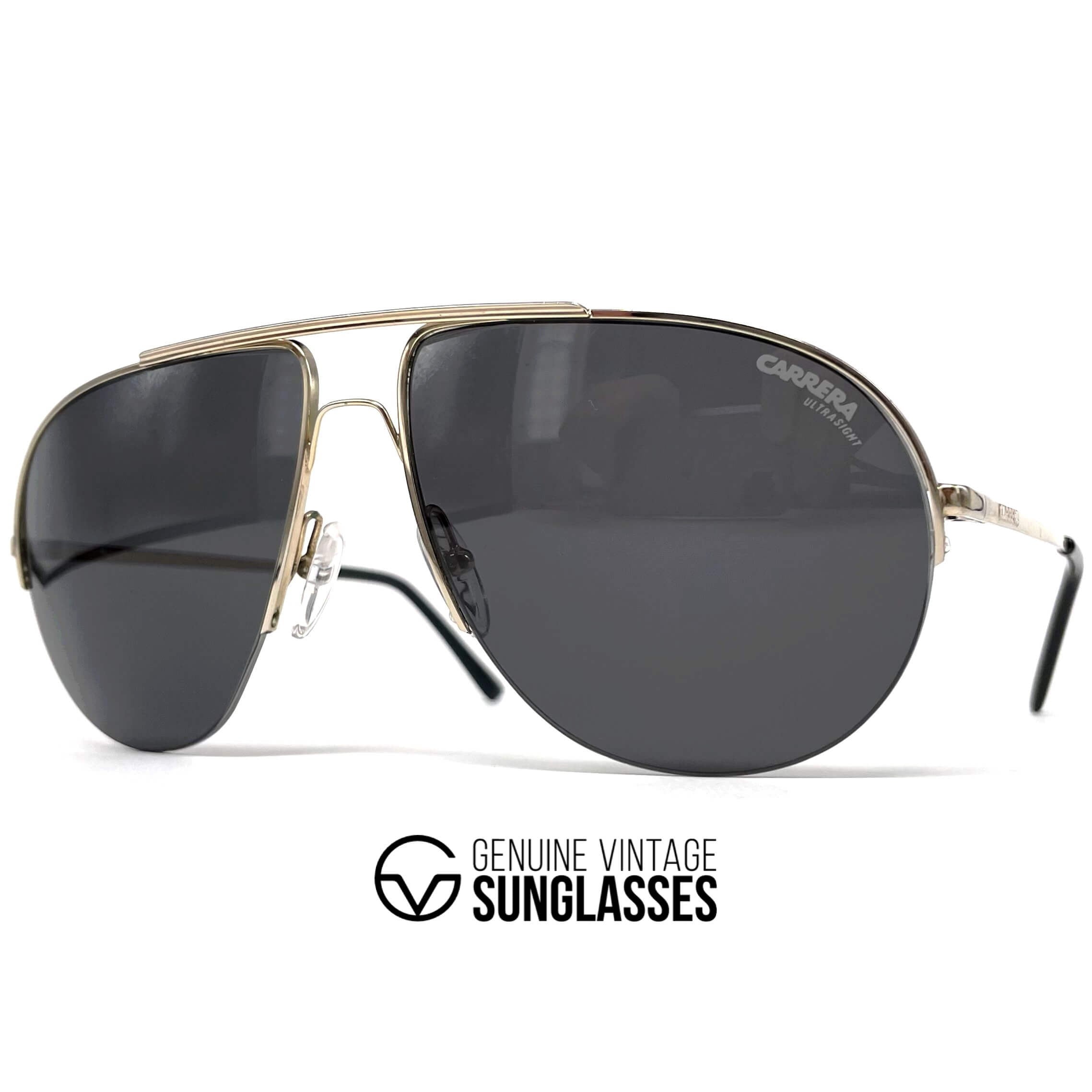 Vintage CARRERA 5589 "Ultrasight" gold aviator sunglasses