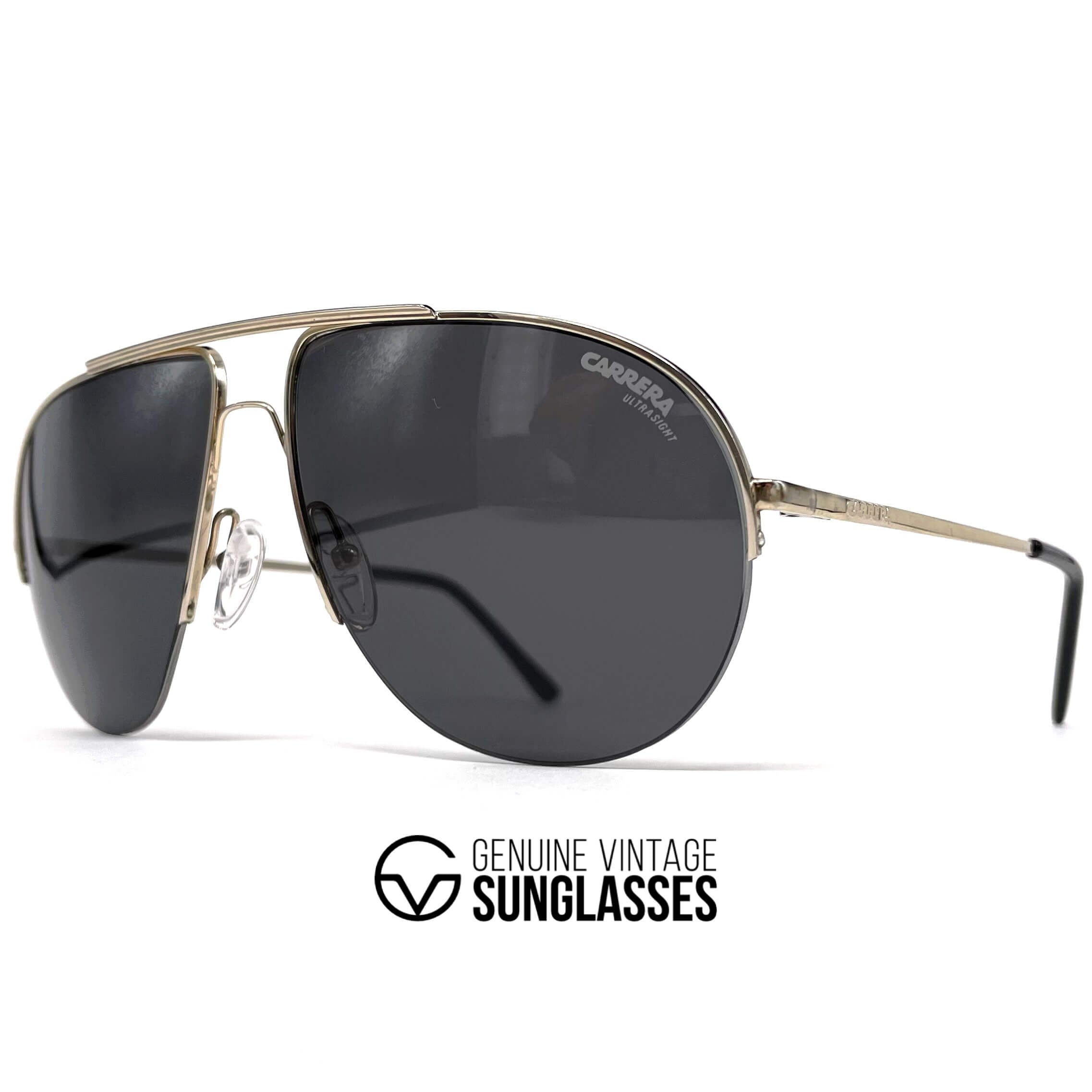 Vintage CARRERA 5589 "Ultrasight" gold aviator sunglasses