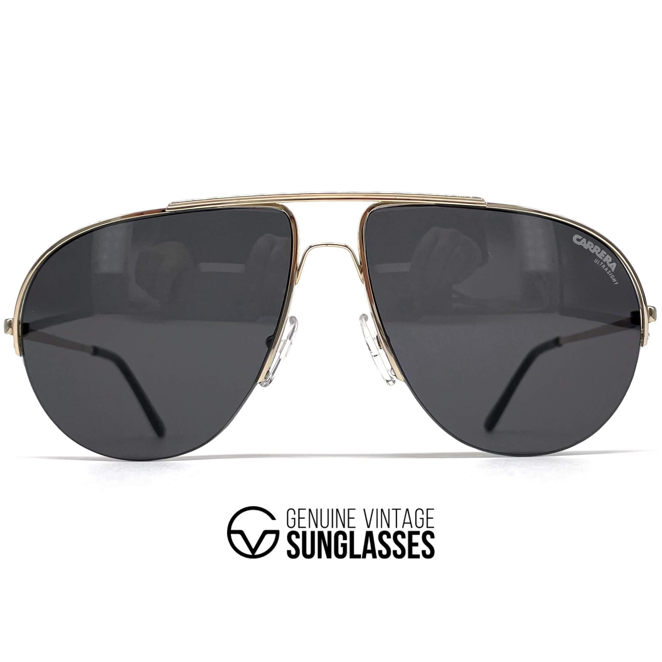 Vintage CARRERA 5589 "Ultrasight" gold aviator sunglasses