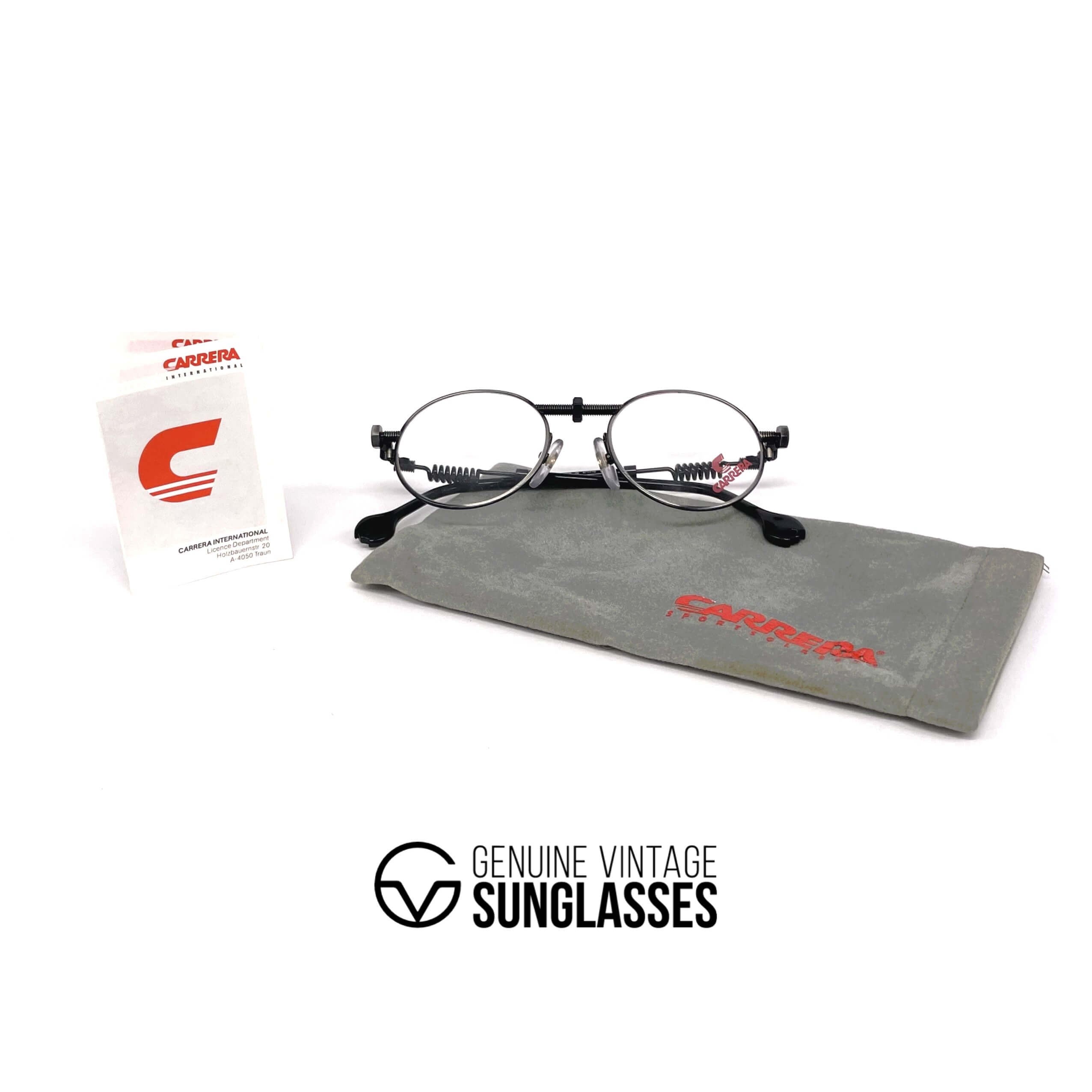 Vintage CARRERA 5735 rare black glasses frames