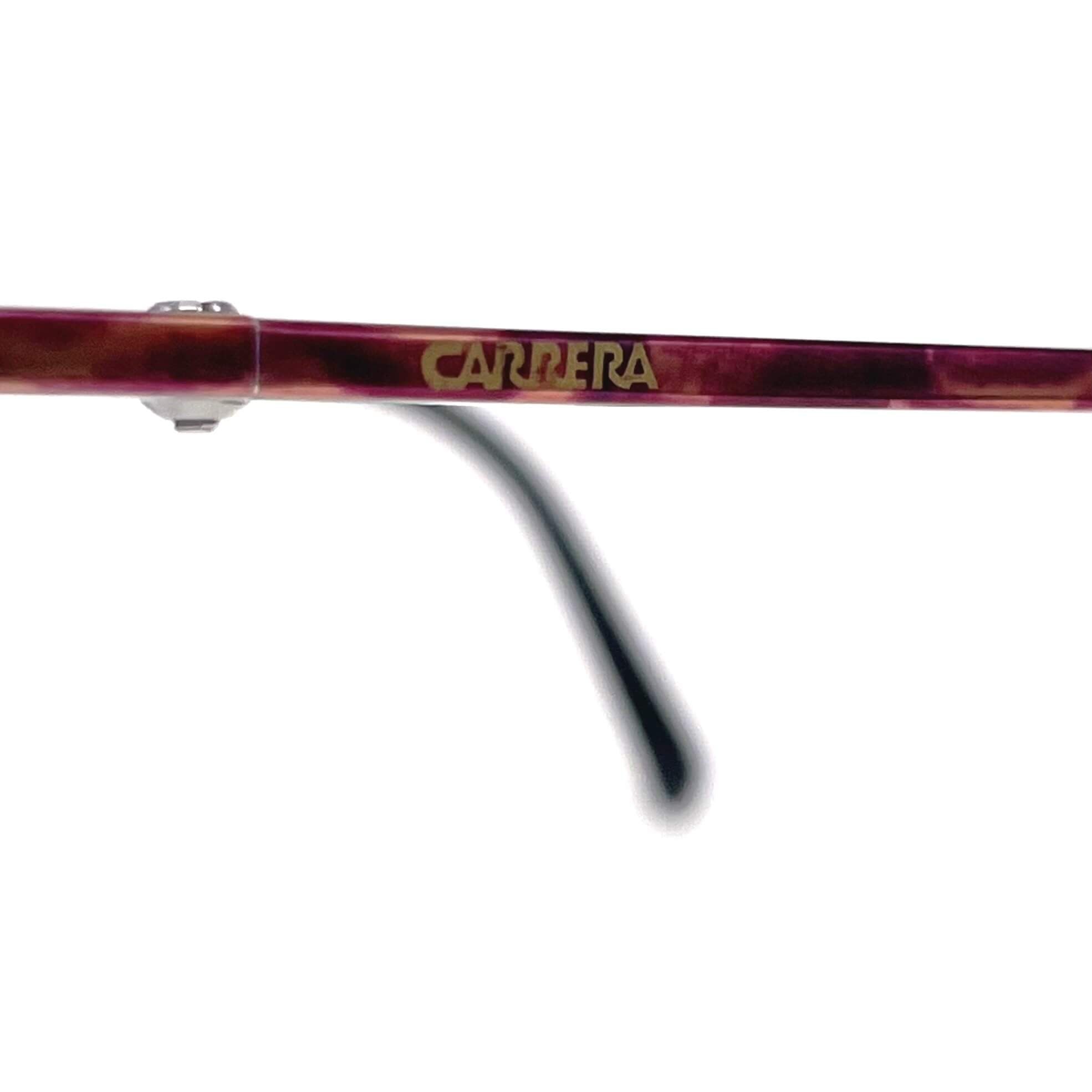 Vintage CARRERA 5751 marbled rimless designer glasses frames