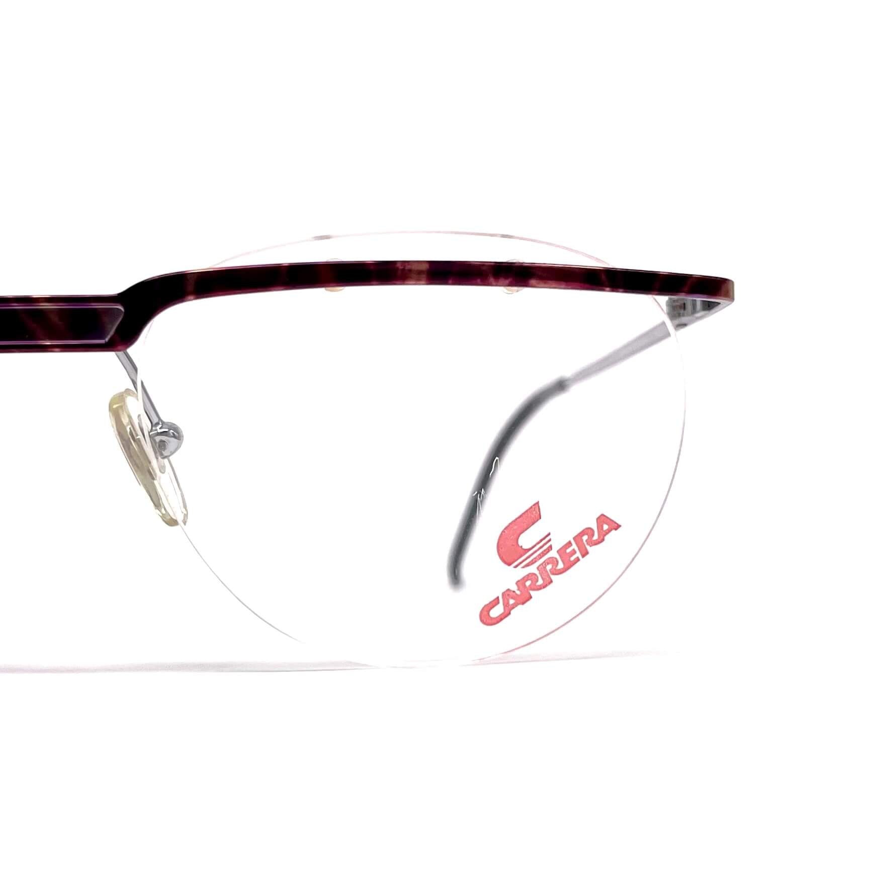 Vintage CARRERA 5751 marbled rimless designer glasses frames