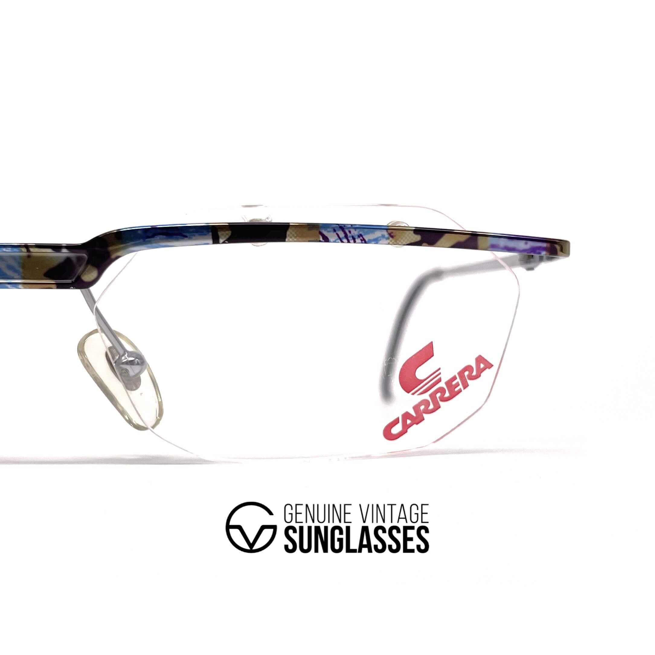 Vintage CARRERA 5751 rimless designer glasses frames