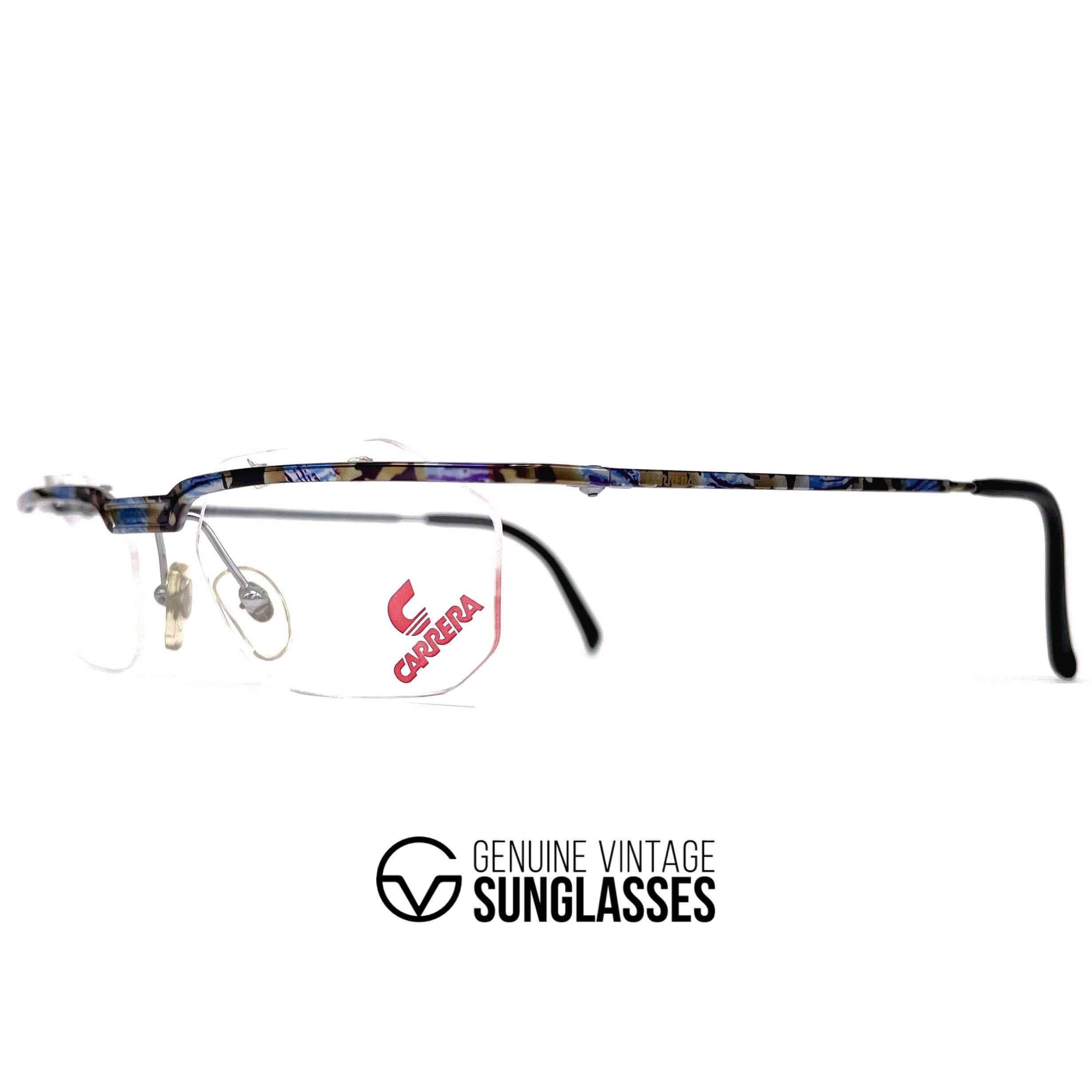 Vintage CARRERA 5751 rimless designer glasses frames
