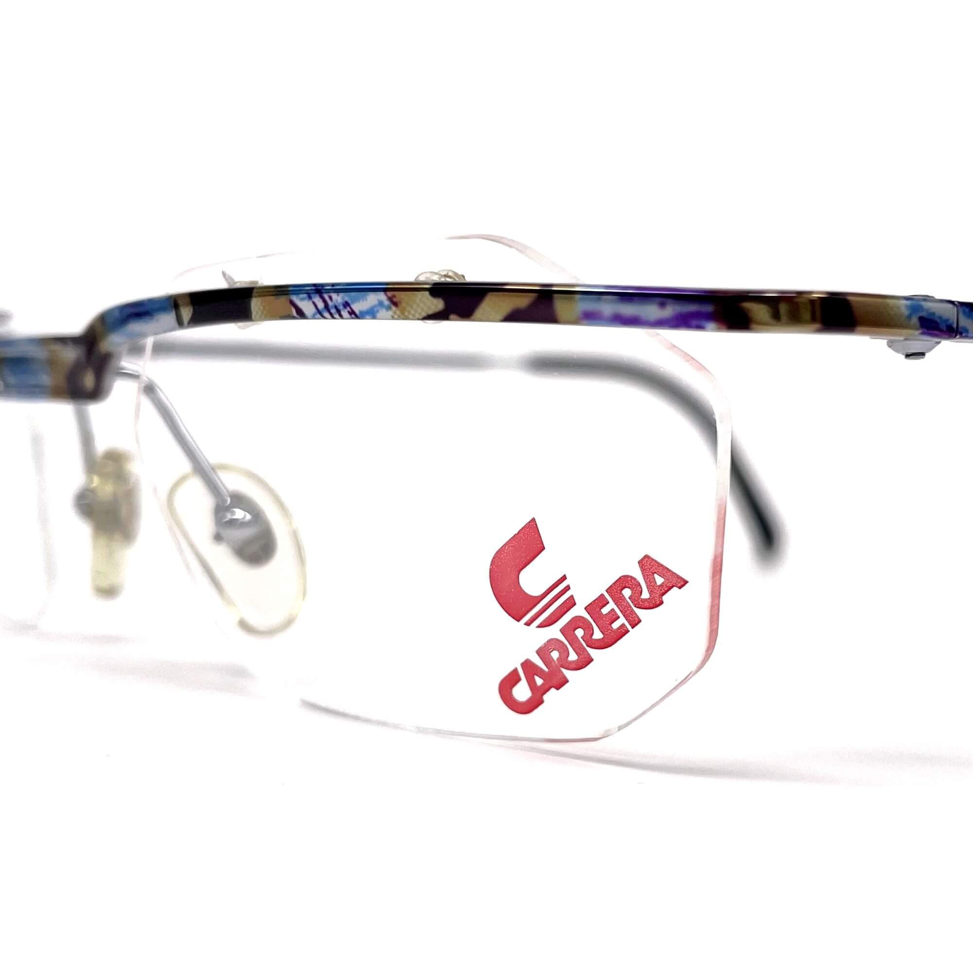 Vintage CARRERA 5751 rimless designer glasses frames