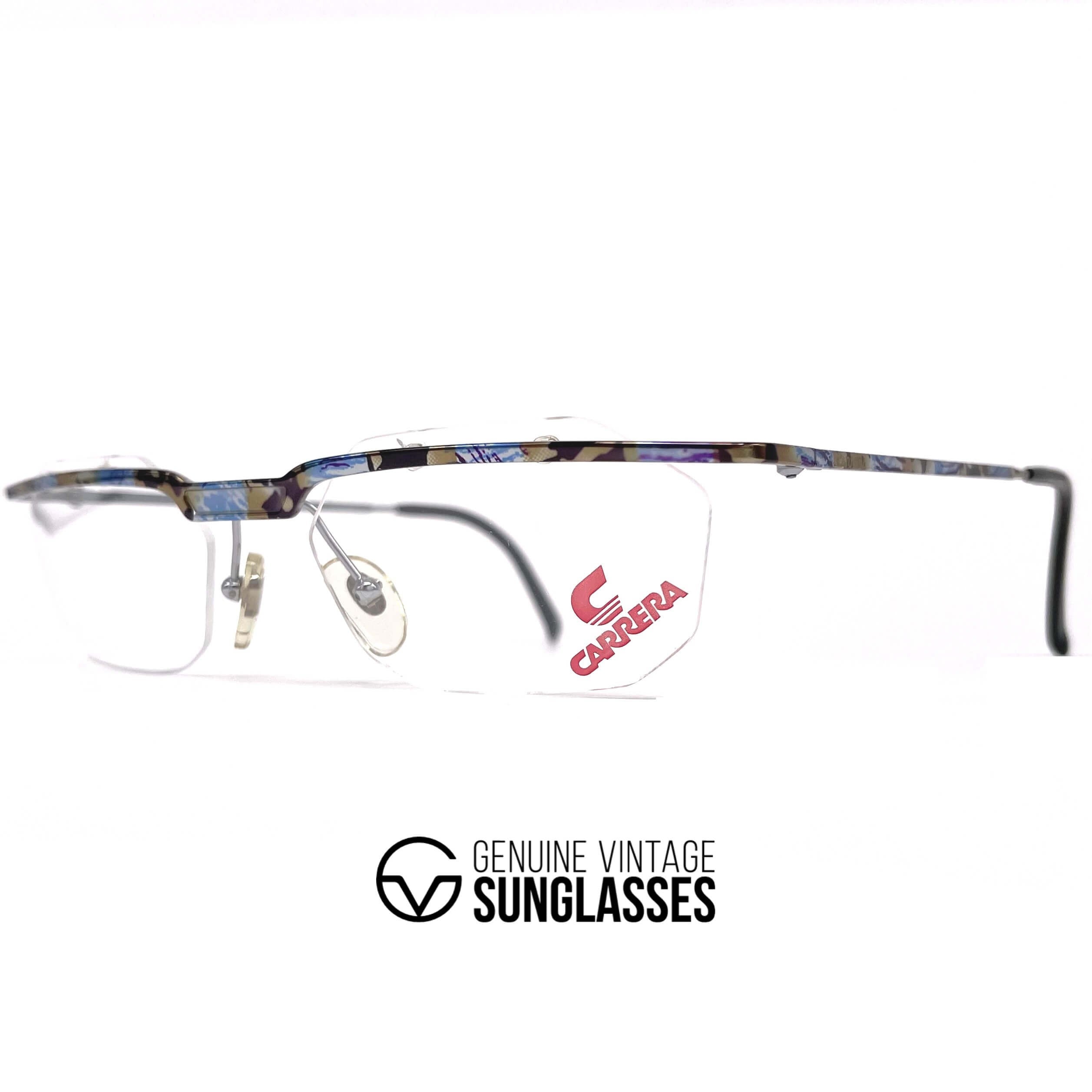 Vintage CARRERA 5751 rimless designer glasses frames