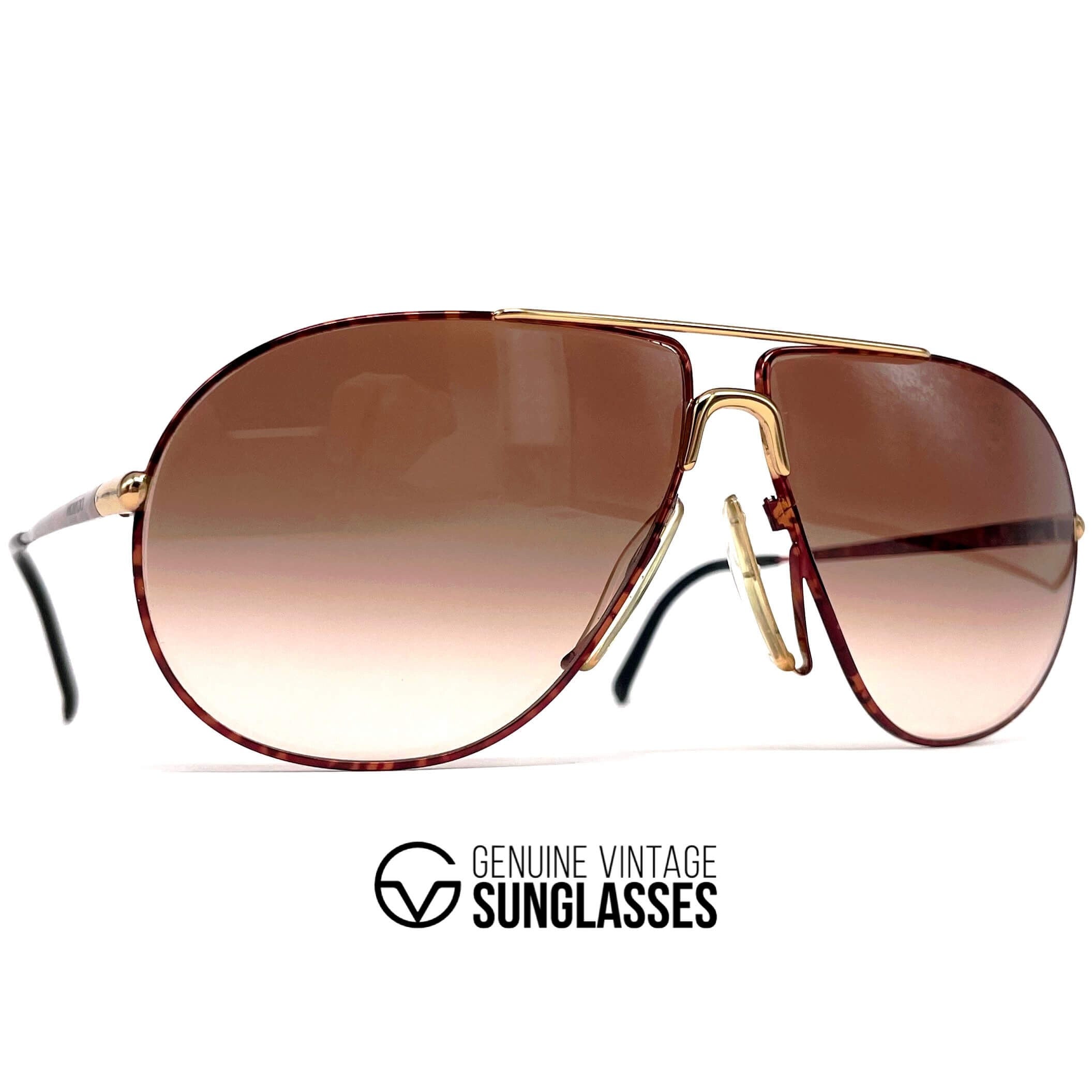 Vintage CARRERA 5851 by MOVADO rare aviator sunglasses
