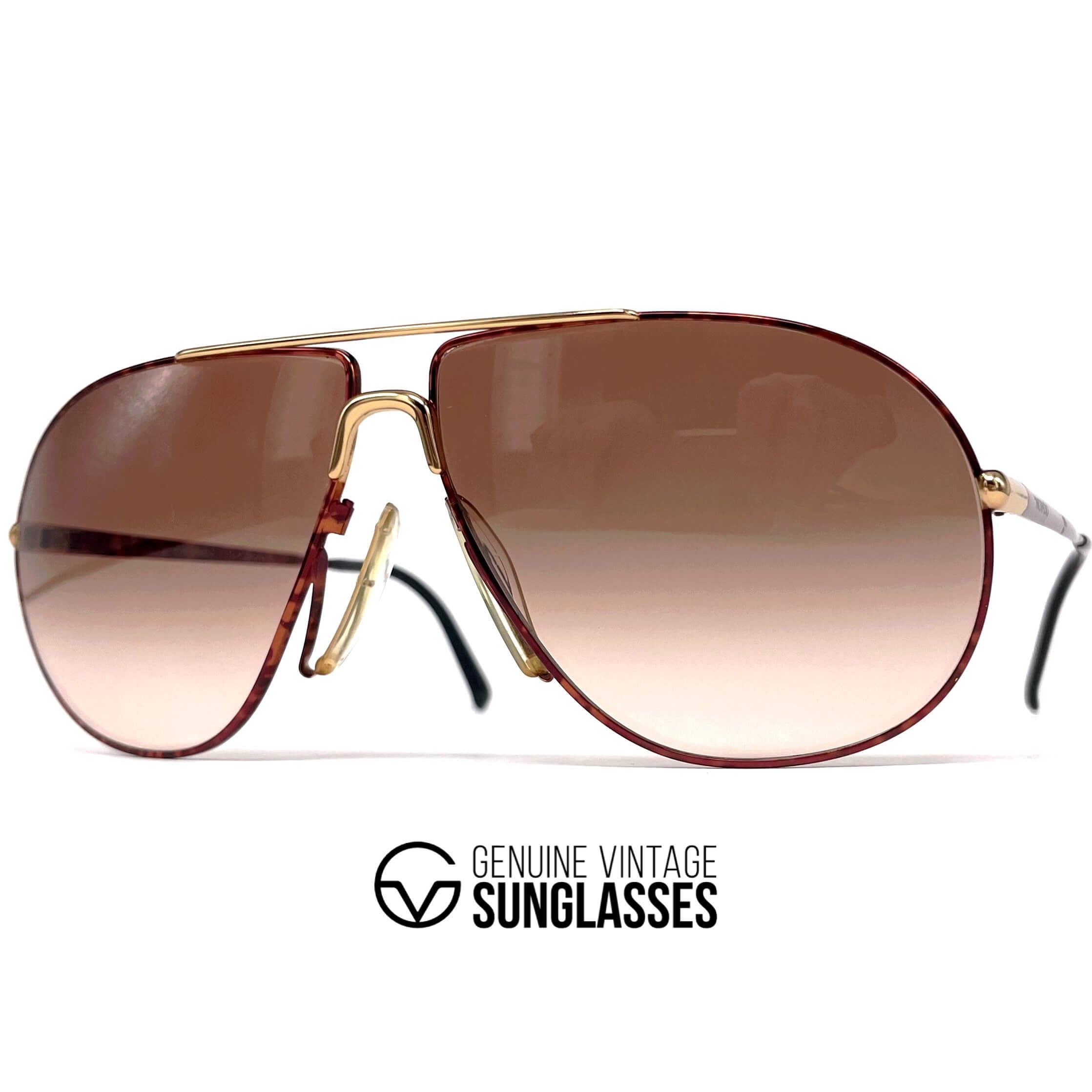 Vintage CARRERA 5851 by MOVADO rare aviator sunglasses