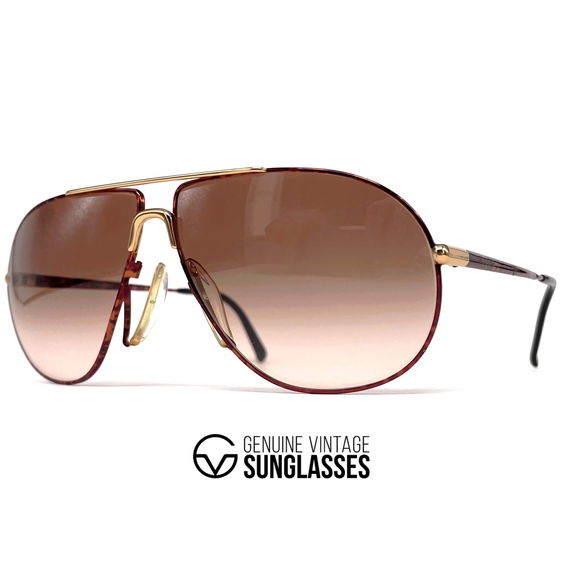Vintage CARRERA 5851 by MOVADO rare aviator sunglasses