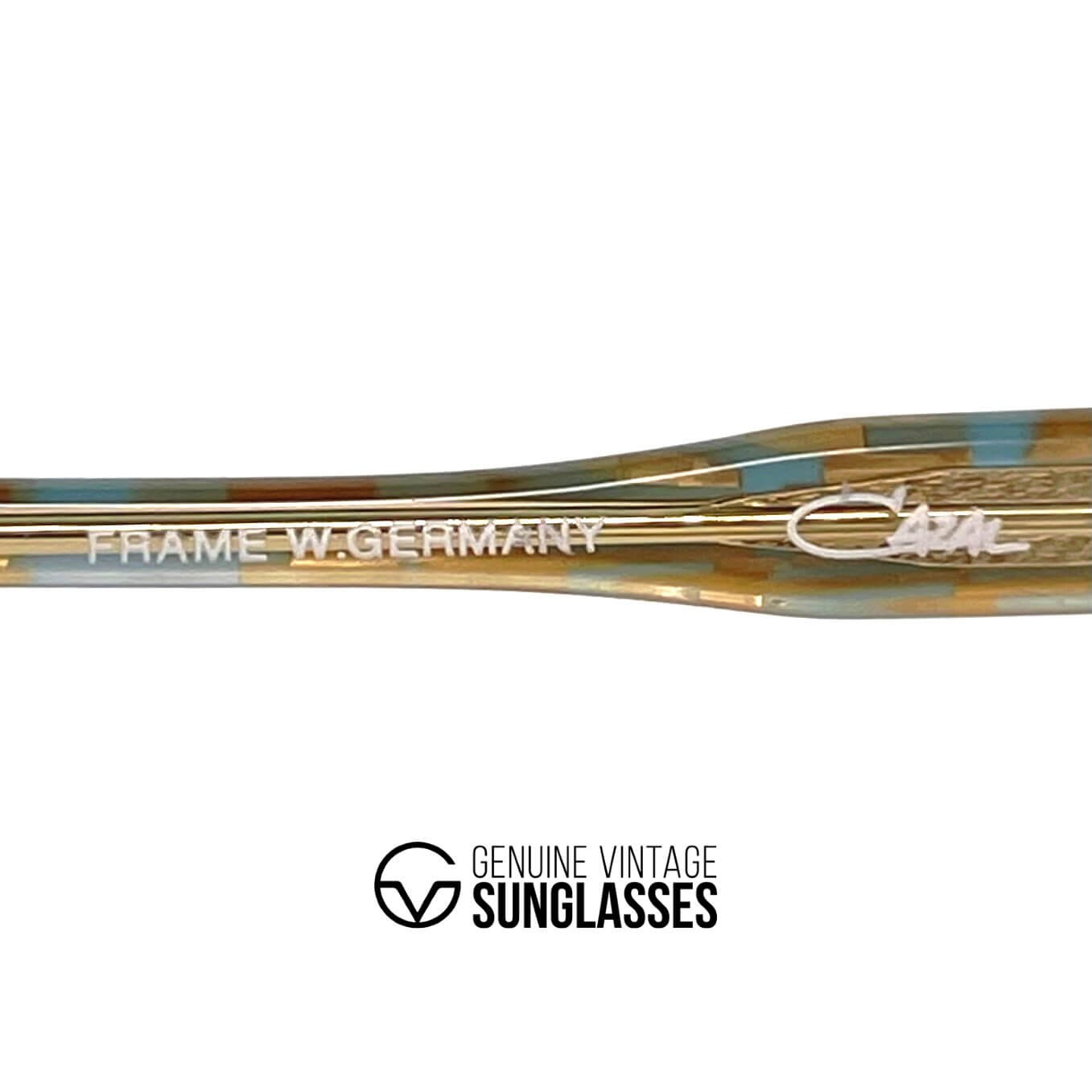 Vintage CAZAL 168 futuristic glasses frames