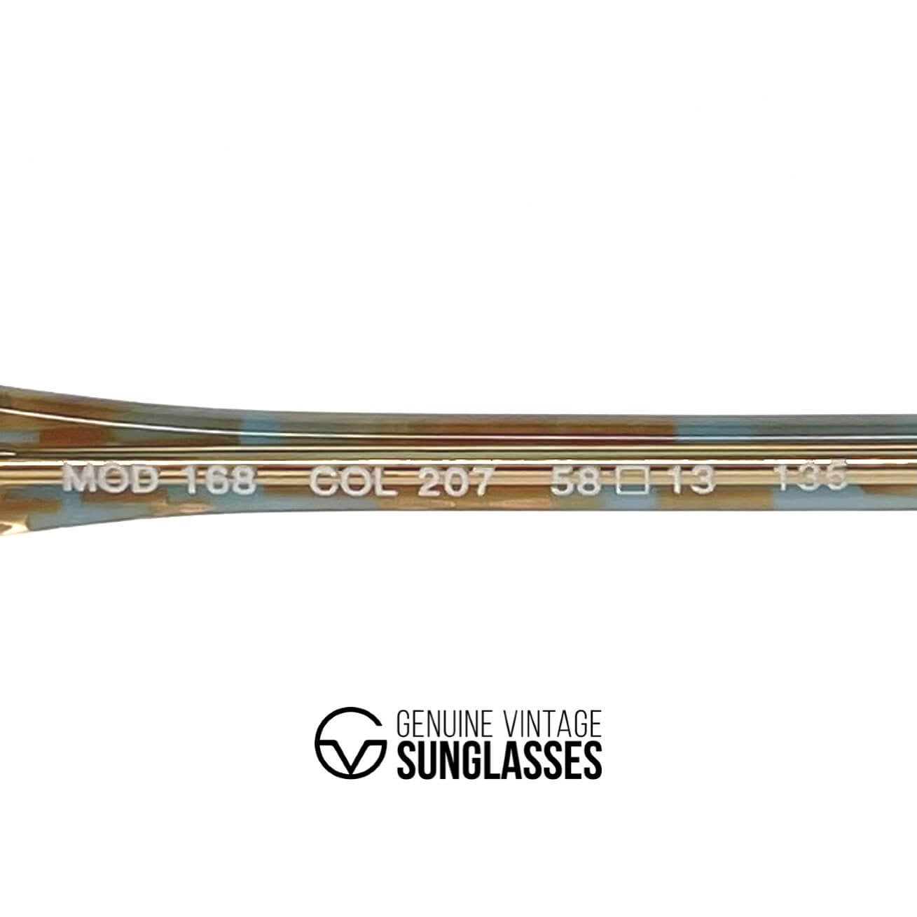 Vintage CAZAL 168 futuristic glasses frames