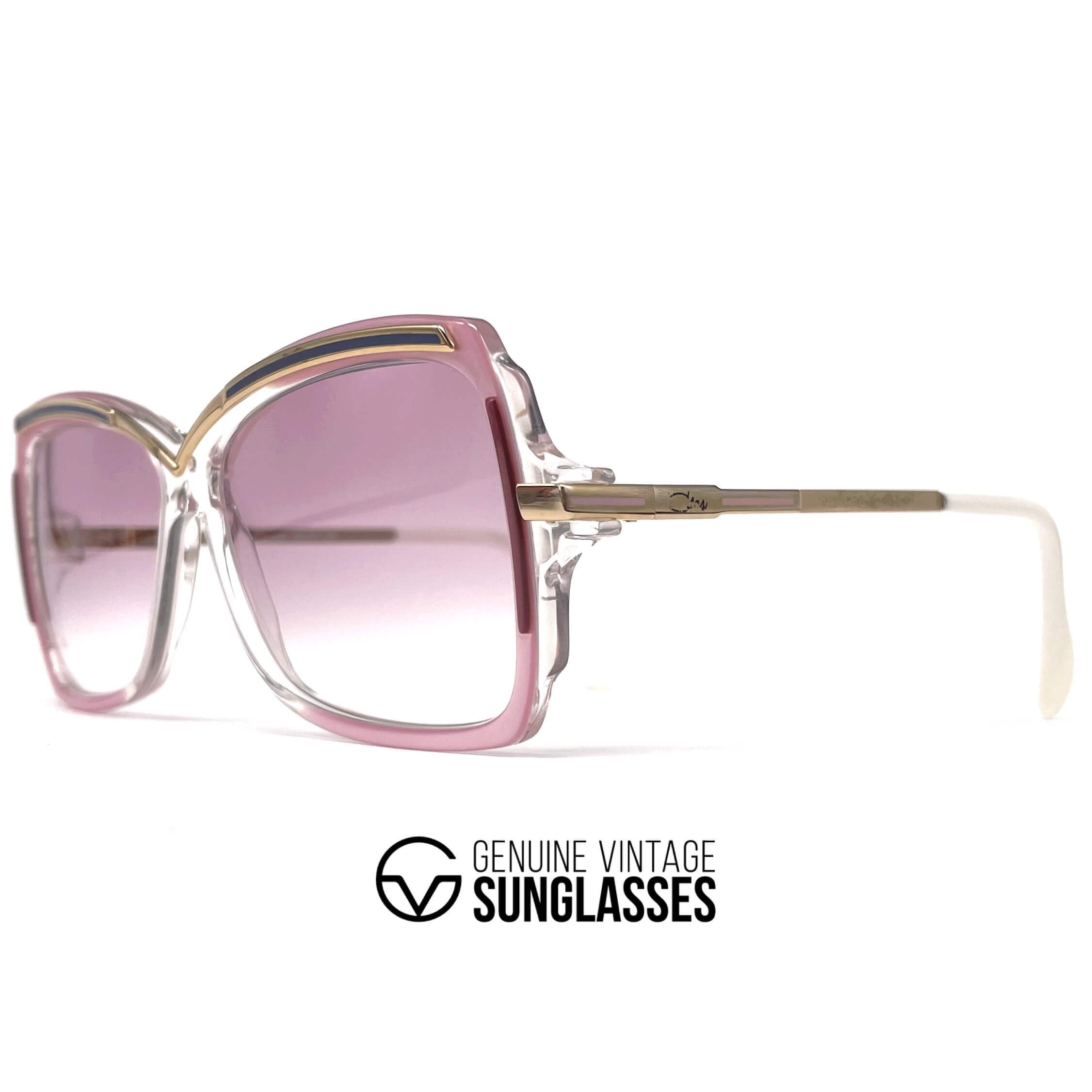 Vintage CAZAL 177 futuristic pink sunglasses