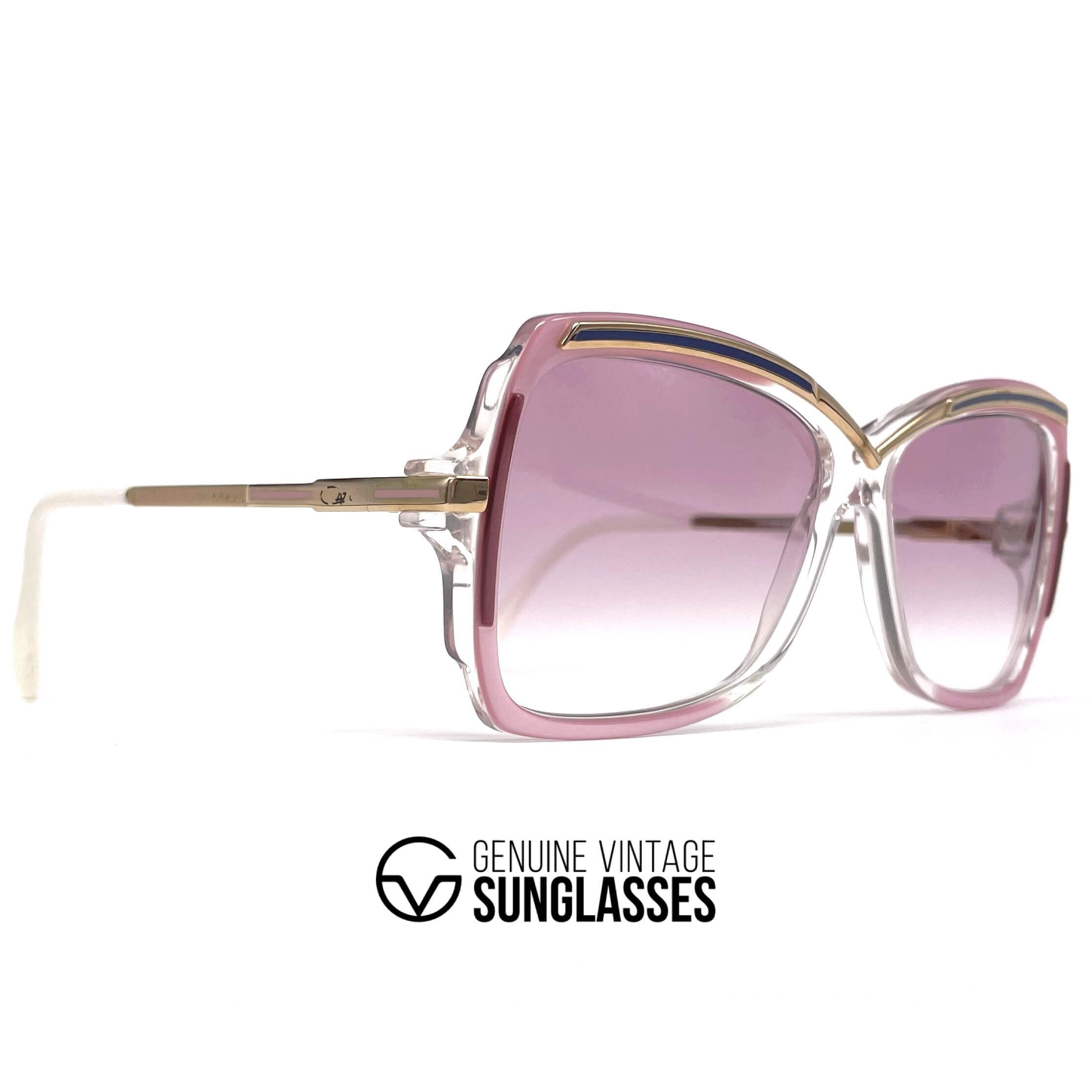 Vintage CAZAL 177 futuristic pink sunglasses