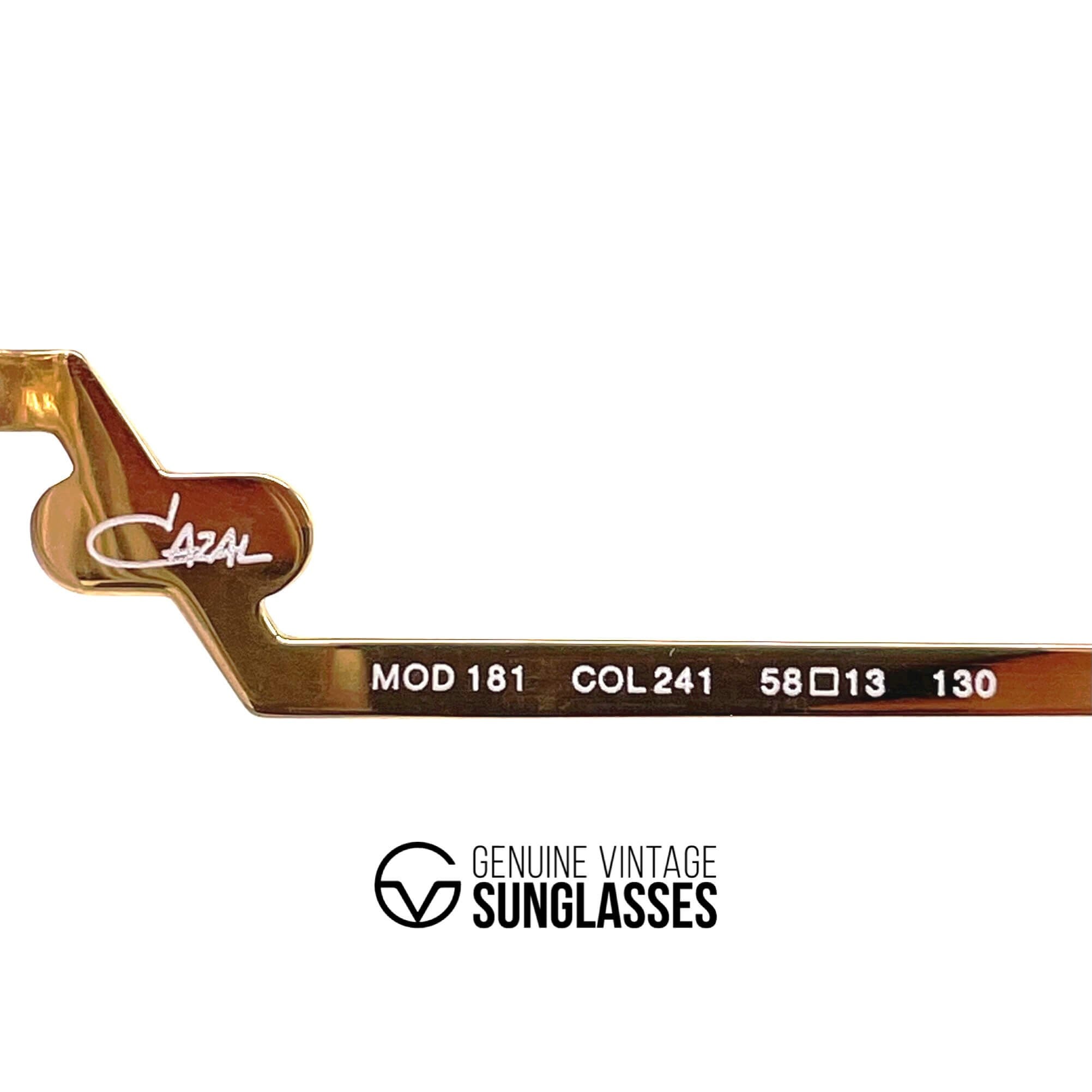 Vintage CAZAL 181 futuristic sunglasses