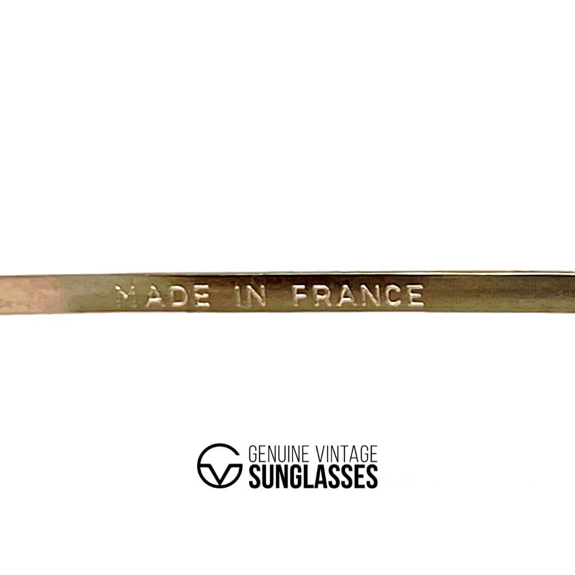Vintage CEBE 106 Metal gold dual mirrored aviator sunglasses